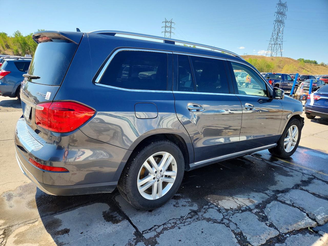 2014 Mercedes-benz Gl 350 Bluetec Gray vin: 4JGDF2EE4EA335212