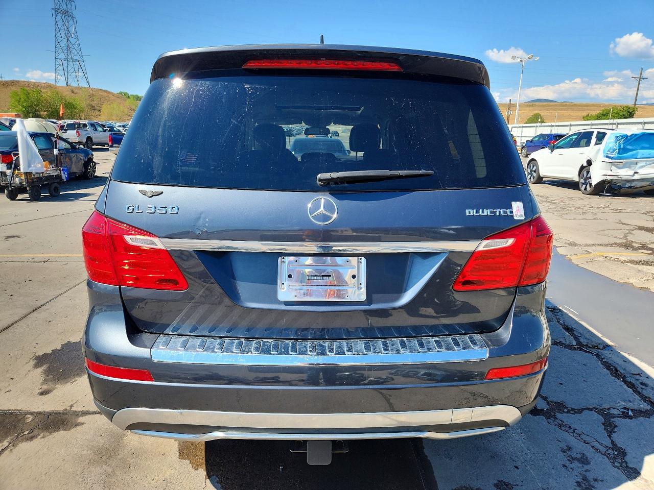 2014 Mercedes-benz Gl 350 Bluetec Gray vin: 4JGDF2EE4EA335212