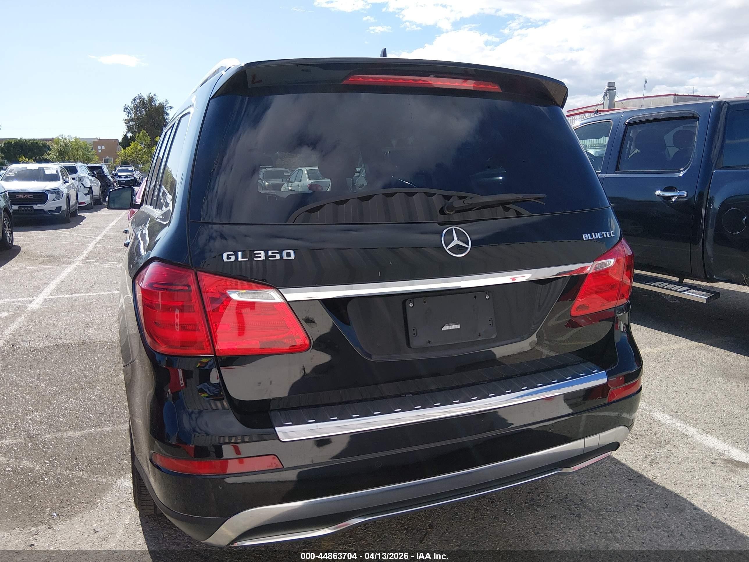 2015 Mercedes-benz Gl 350 Bluetec 4matic Черный vin: 4JGDF2EE4FA606514