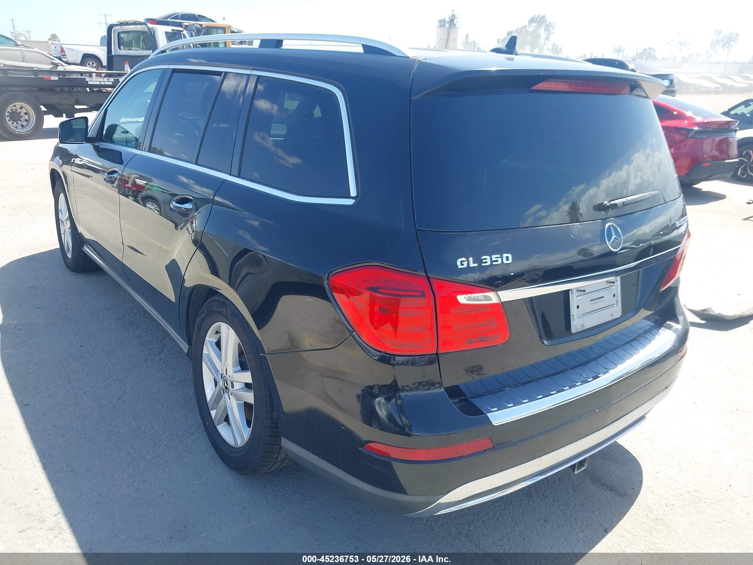 2015 Mercedes-benz Gl 350 Bluetec 4matic Черный vin: 4JGDF2EE5FA463671