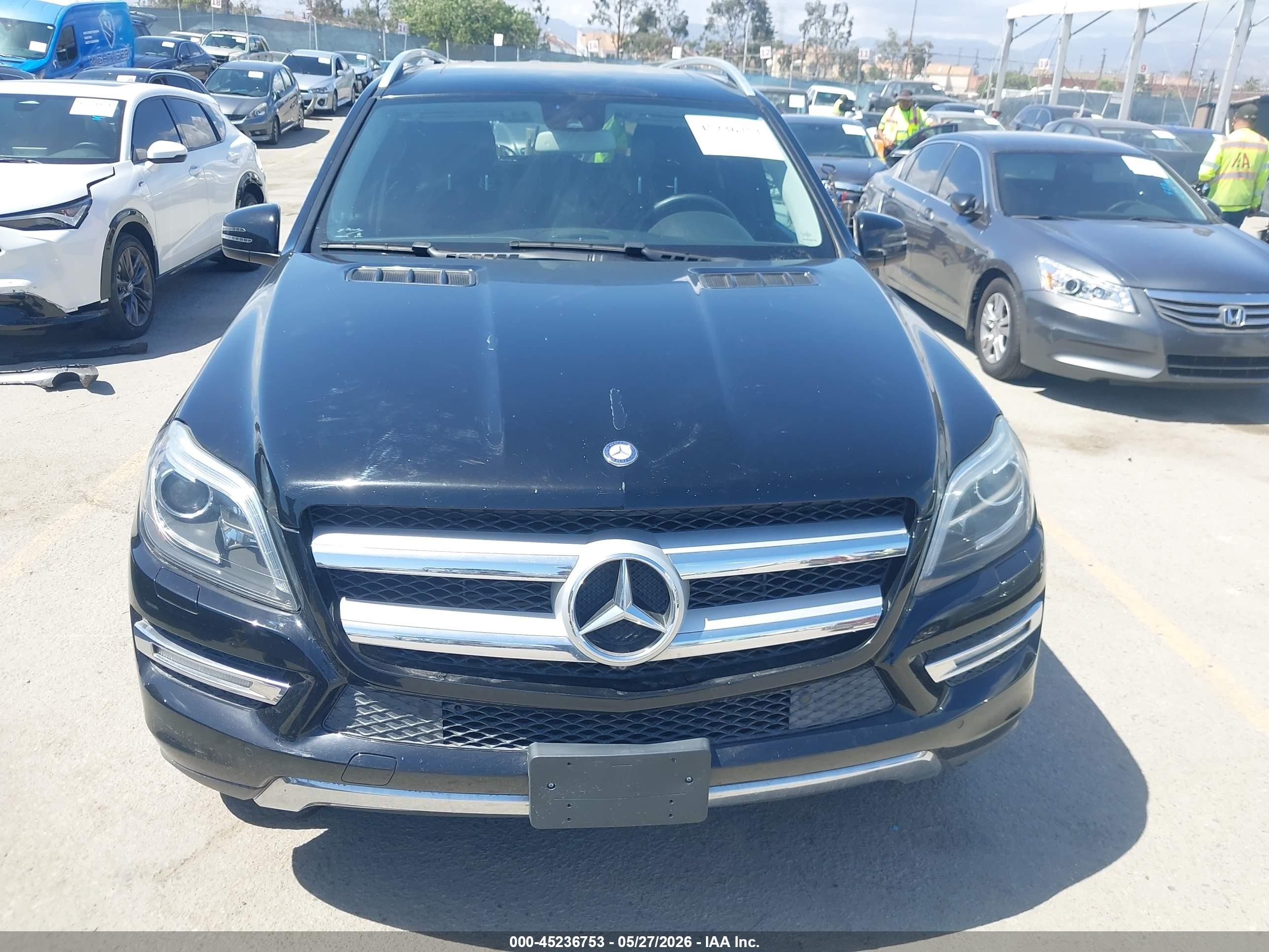 2015 Mercedes-benz Gl 350 Bluetec 4matic Черный vin: 4JGDF2EE5FA463671