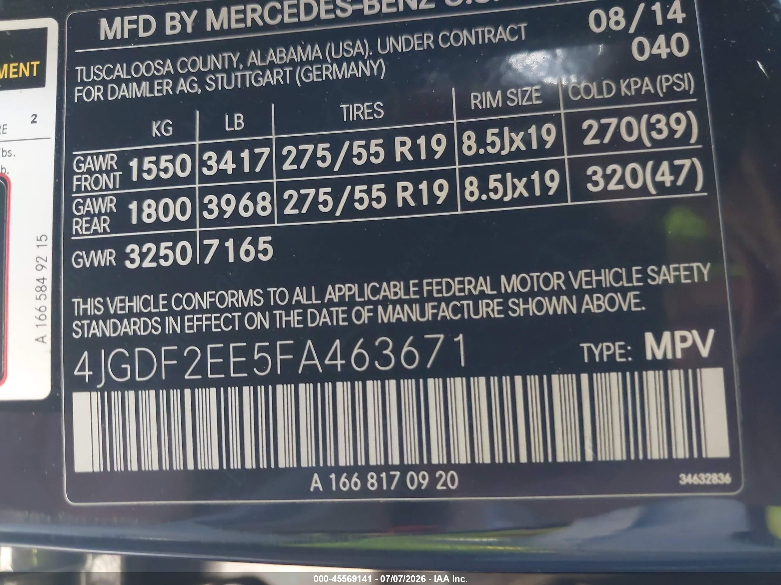 2015 Mercedes-benz Gl 350 Bluetec 4matic Black vin: 4JGDF2EE5FA463671