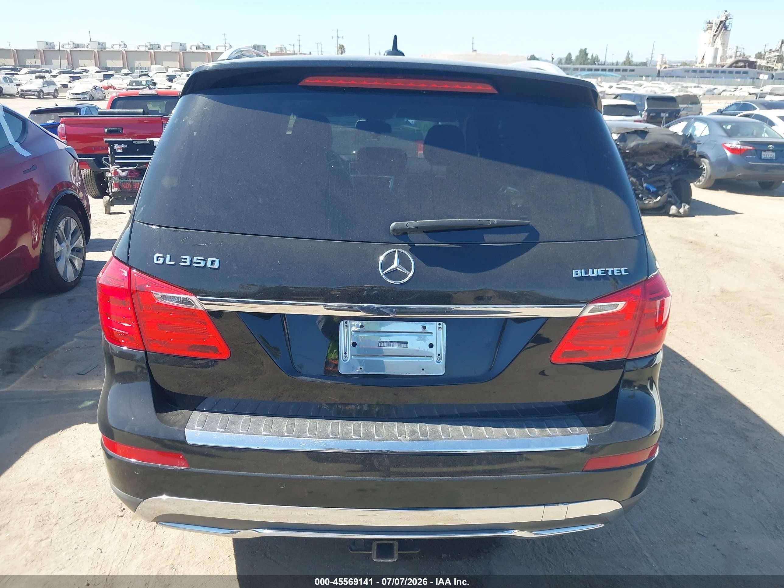 2015 Mercedes-benz Gl 350 Bluetec 4matic Black vin: 4JGDF2EE5FA463671