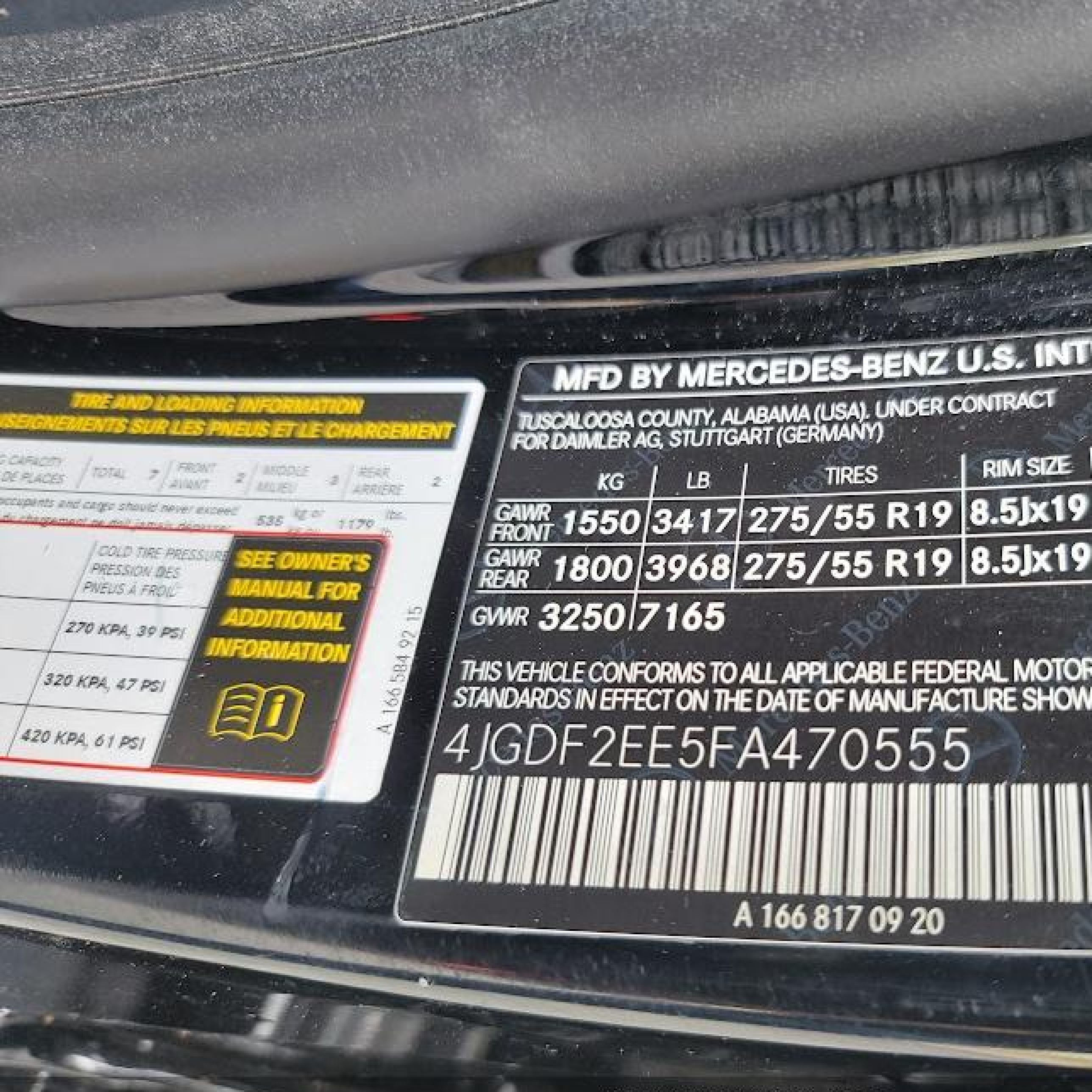 2015 Mercedes-benz Gl 350 Bluetec Black vin: 4JGDF2EE5FA470555
