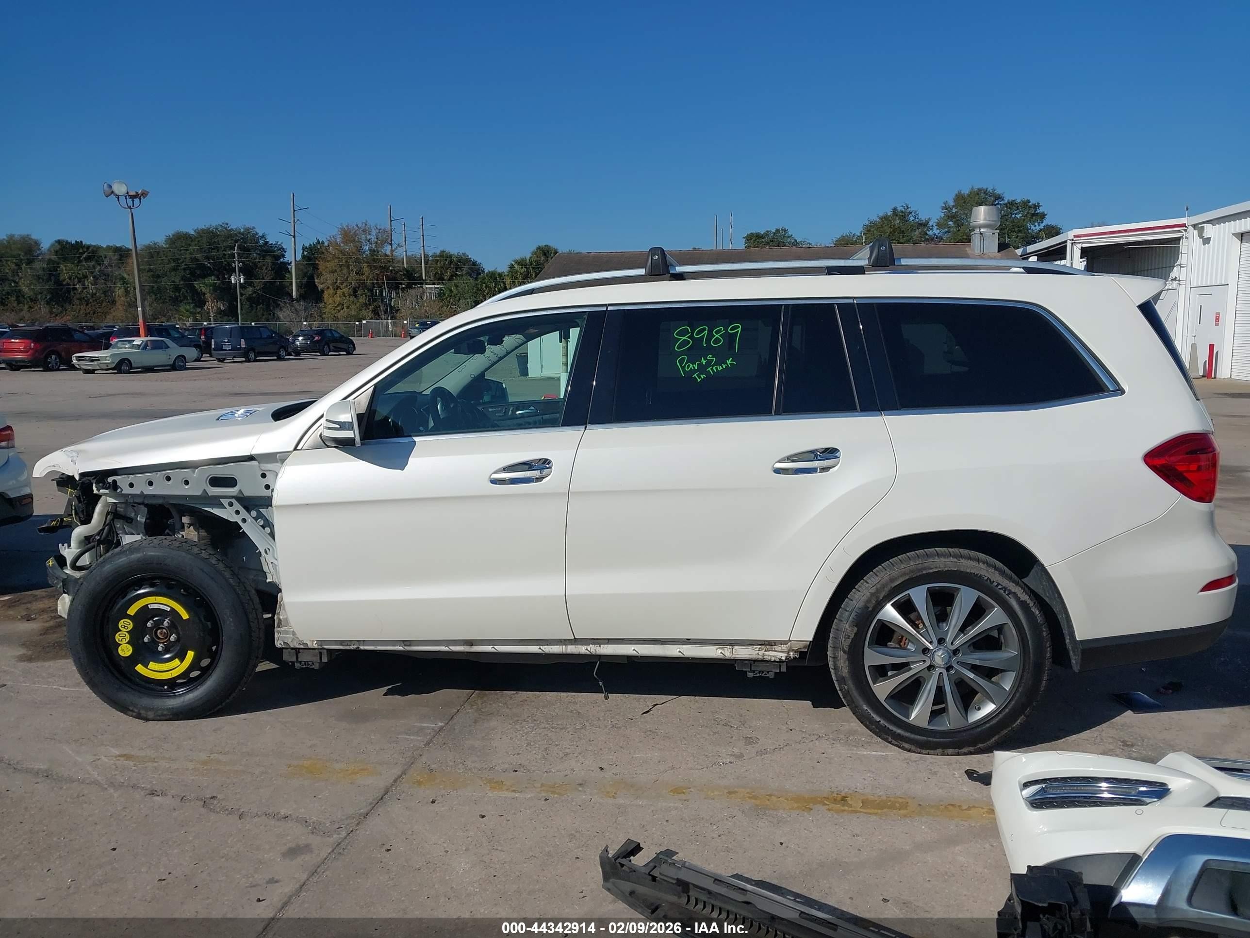 2015 Mercedes-benz Gl 350 Bluetec 4matic Белый vin: 4JGDF2EE5FA529328