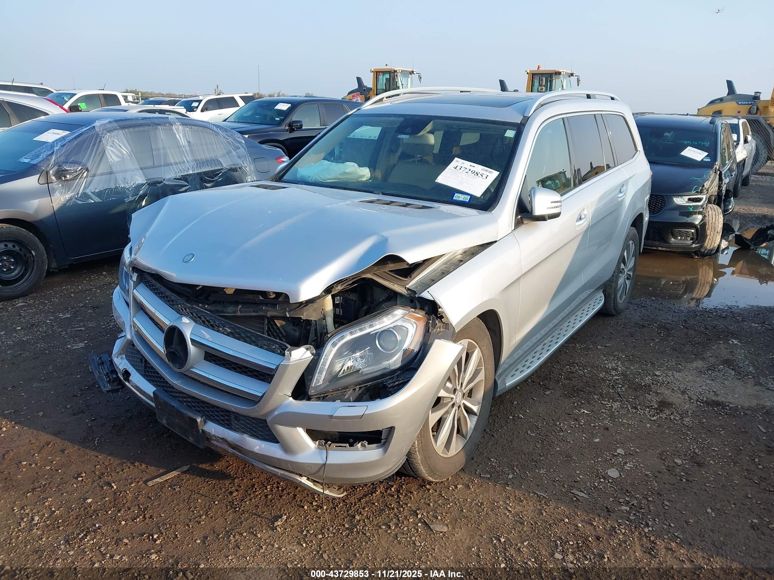 2015 Mercedes-benz Gl 350 Bluetec 4matic Серебряный vin: 4JGDF2EE5FA608868