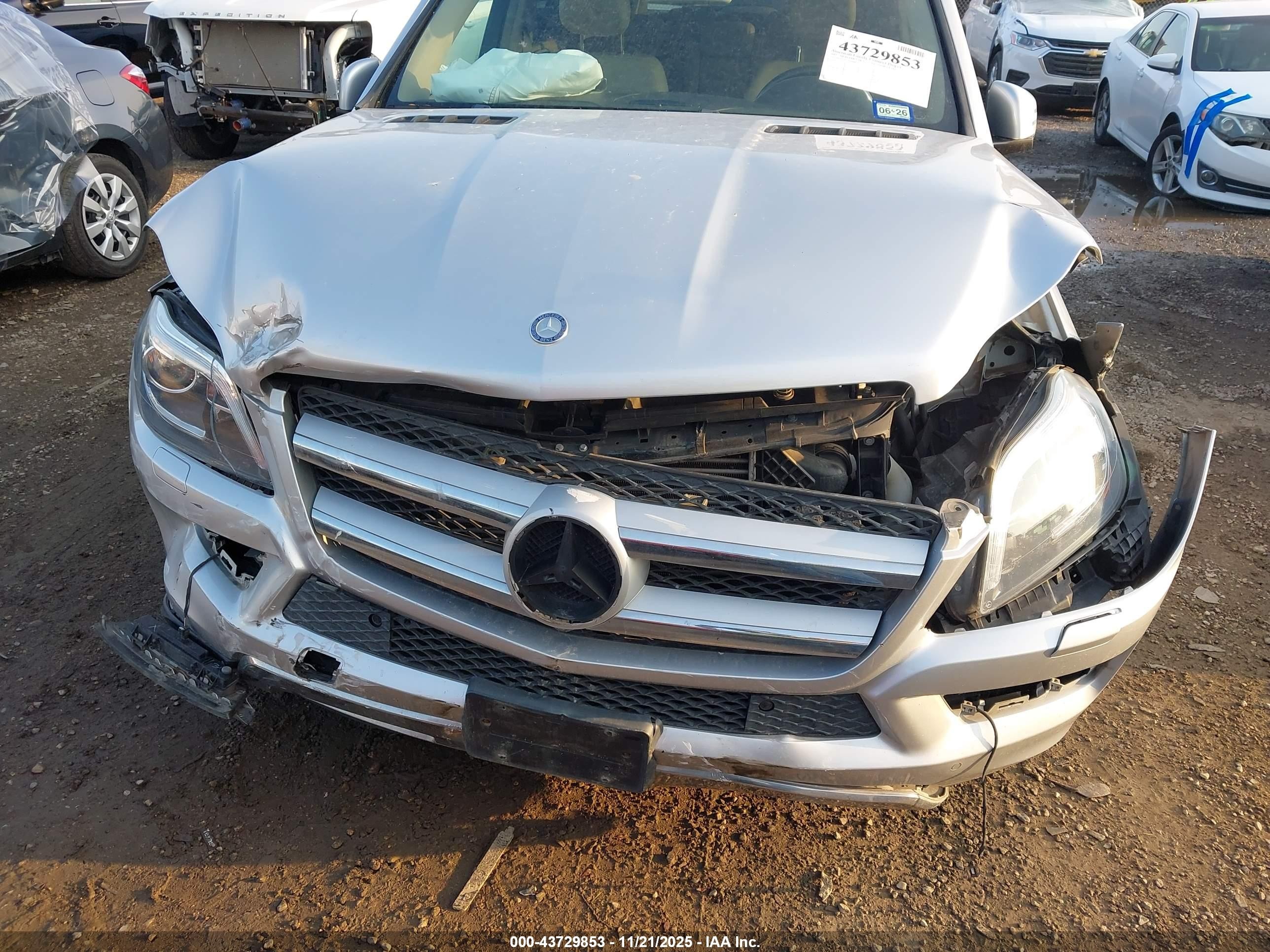 2015 Mercedes-benz Gl 350 Bluetec 4matic Серебряный vin: 4JGDF2EE5FA608868