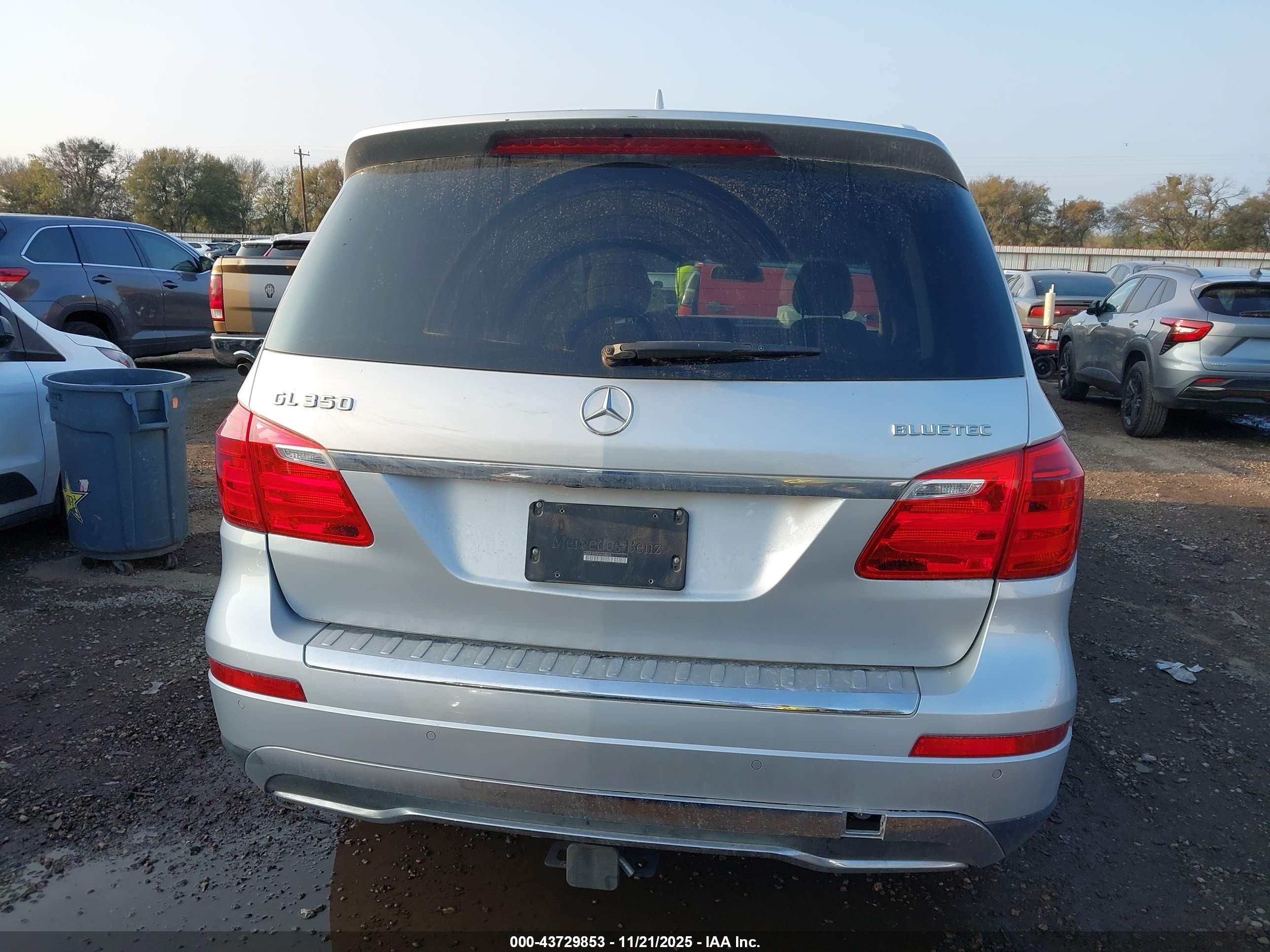 2015 Mercedes-benz Gl 350 Bluetec 4matic Серебряный vin: 4JGDF2EE5FA608868