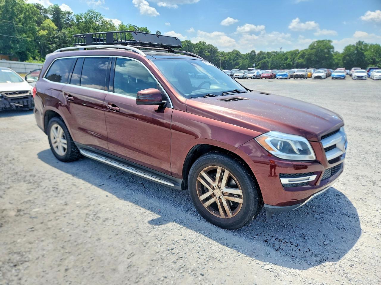 2013 Mercedes-benz Gl 350 Bluetec Maroon vin: 4JGDF2EE6DA230945