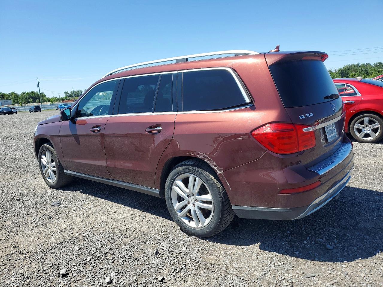 2014 Mercedes-benz Gl 350 Bluetec Maroon vin: 4JGDF2EE6EA388803