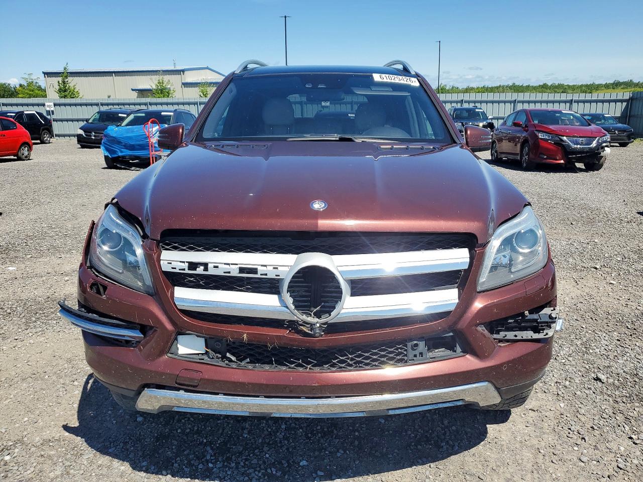 2014 Mercedes-benz Gl 350 Bluetec Maroon vin: 4JGDF2EE6EA388803