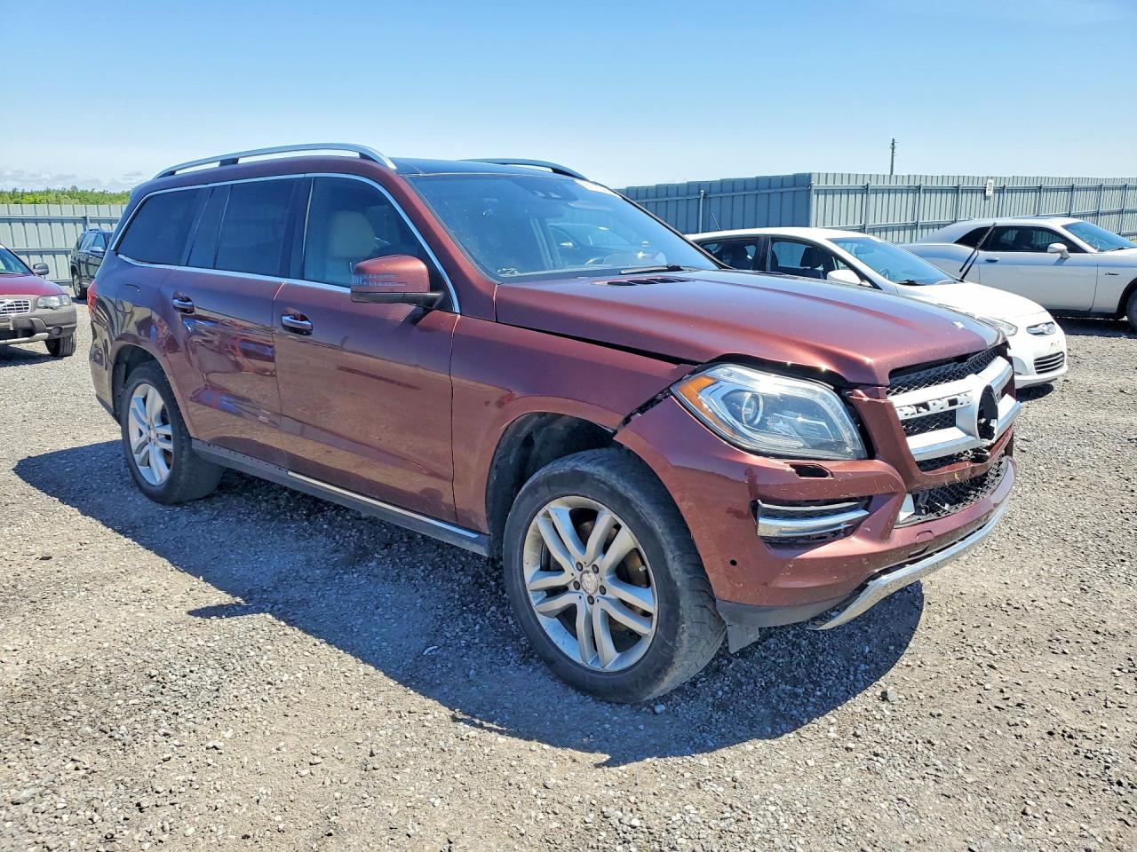2014 Mercedes-benz Gl 350 Bluetec Maroon vin: 4JGDF2EE6EA388803