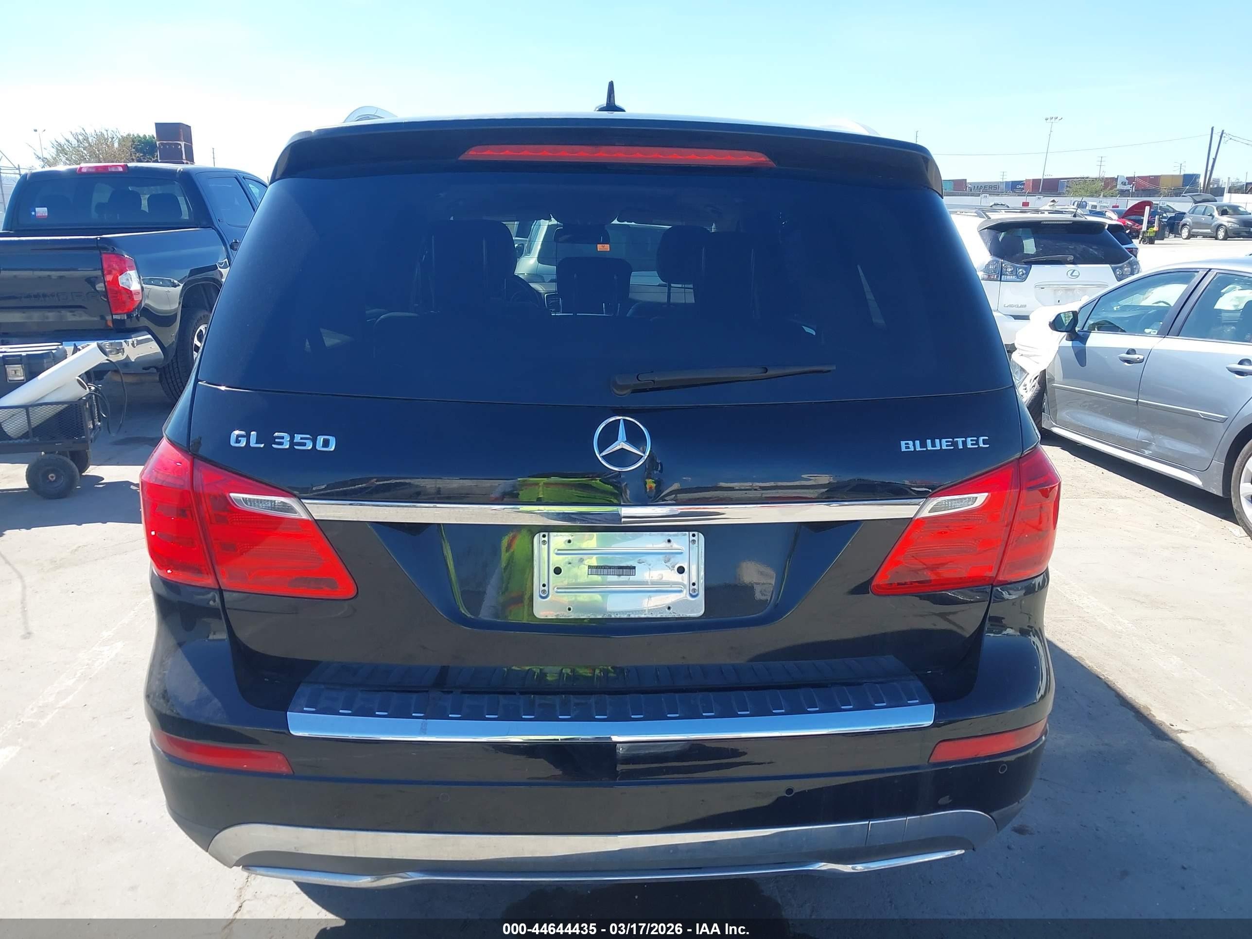 2015 Mercedes-benz Gl 350 Bluetec 4matic Black vin: 4JGDF2EE6FA473920