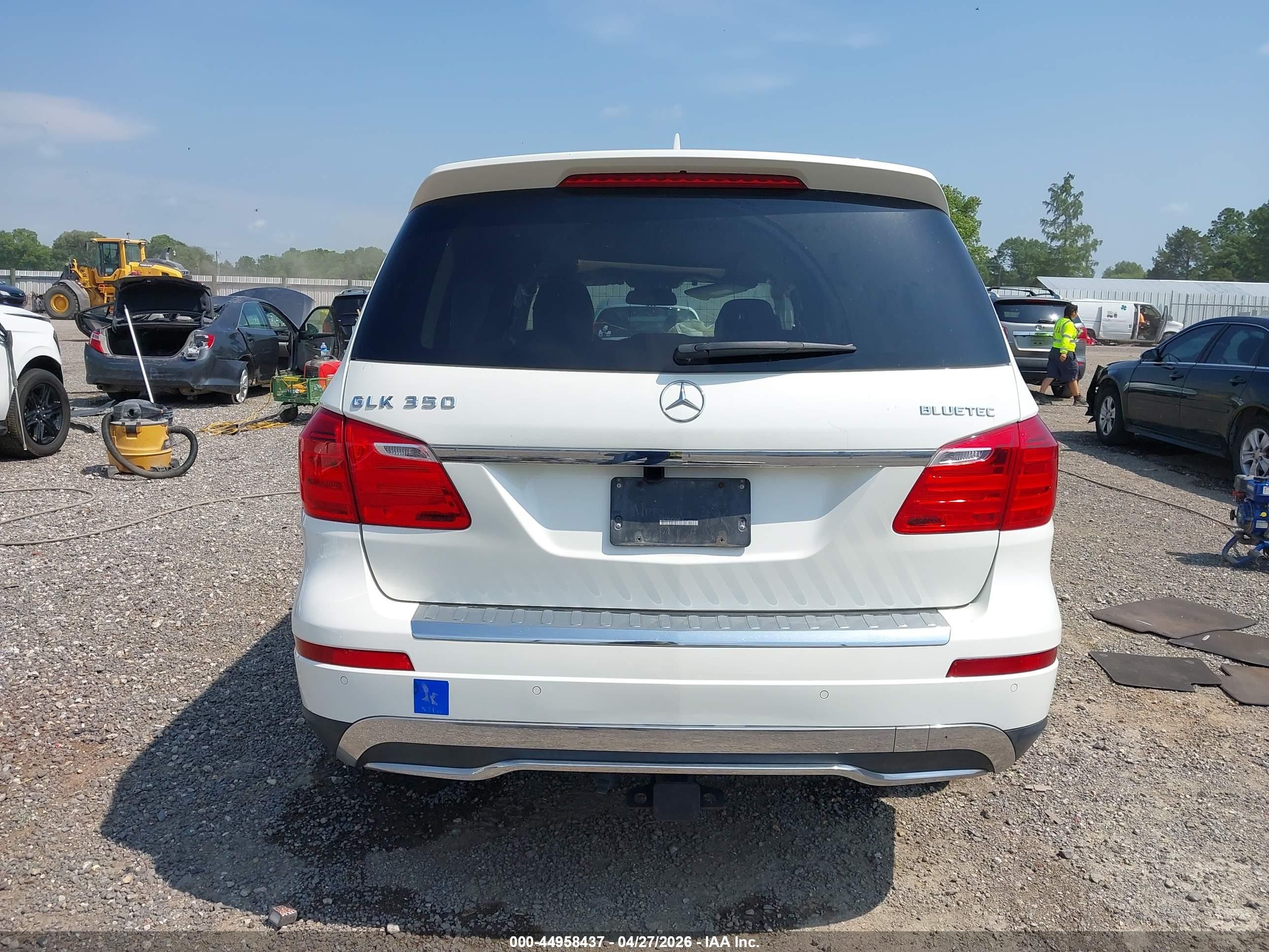 2015 Mercedes-benz Gl 350 Bluetec 4matic White vin: 4JGDF2EE6FA584919