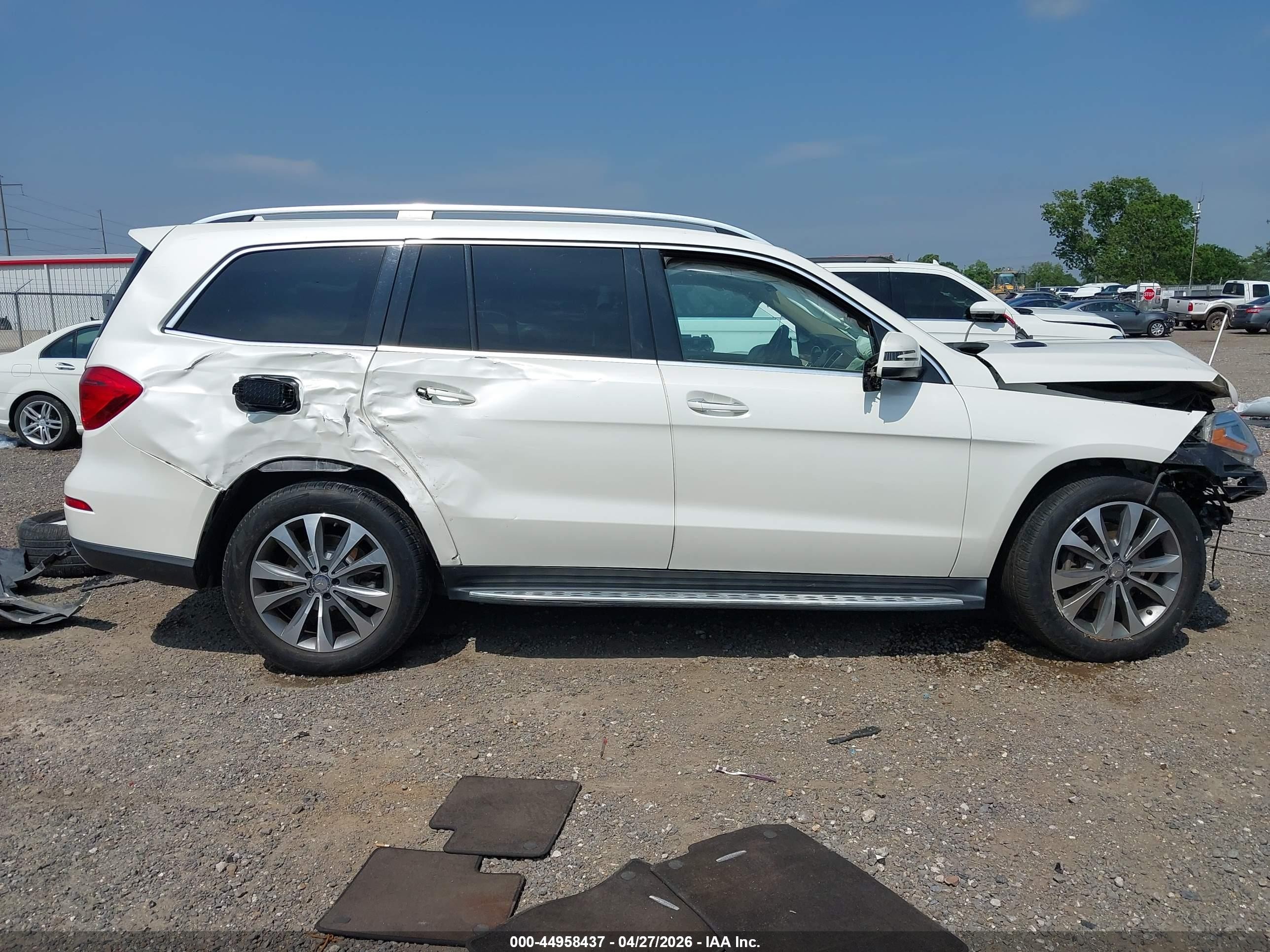 2015 Mercedes-benz Gl 350 Bluetec 4matic White vin: 4JGDF2EE6FA584919