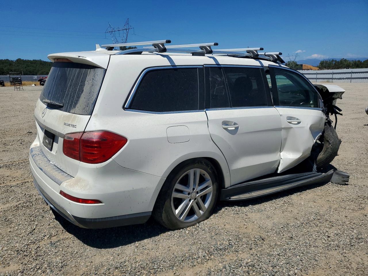 2015 Mercedes-benz Gl 350 Bluetec White vin: 4JGDF2EE6FA607728