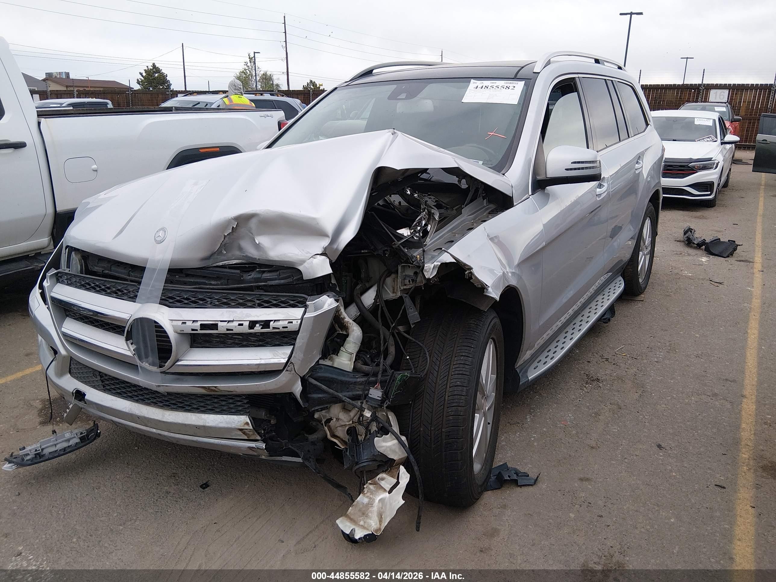 2013 Mercedes-benz Gl 350 Bluetec 4matic Silver vin: 4JGDF2EE7DA085558