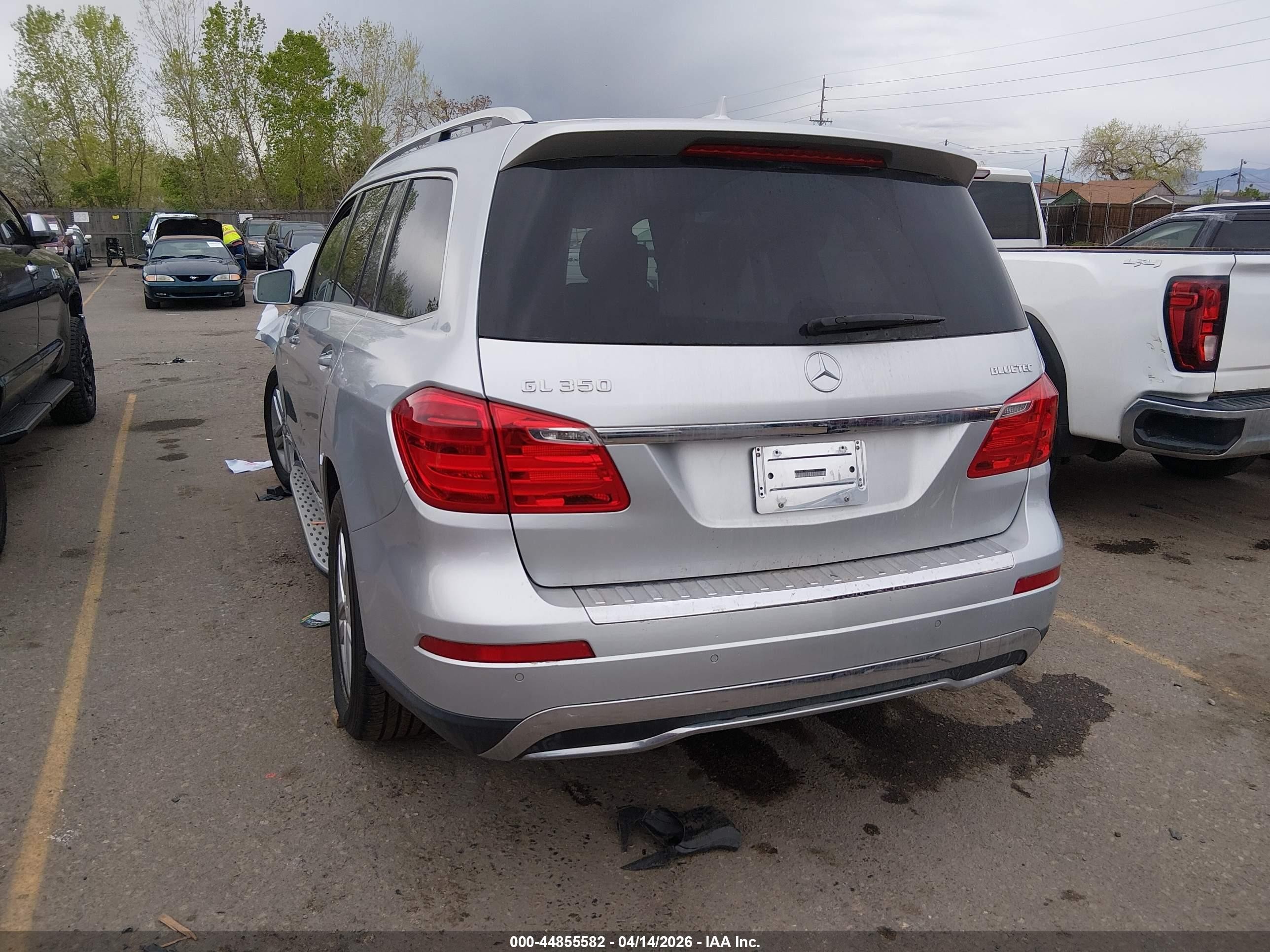 2013 Mercedes-benz Gl 350 Bluetec 4matic Silver vin: 4JGDF2EE7DA085558