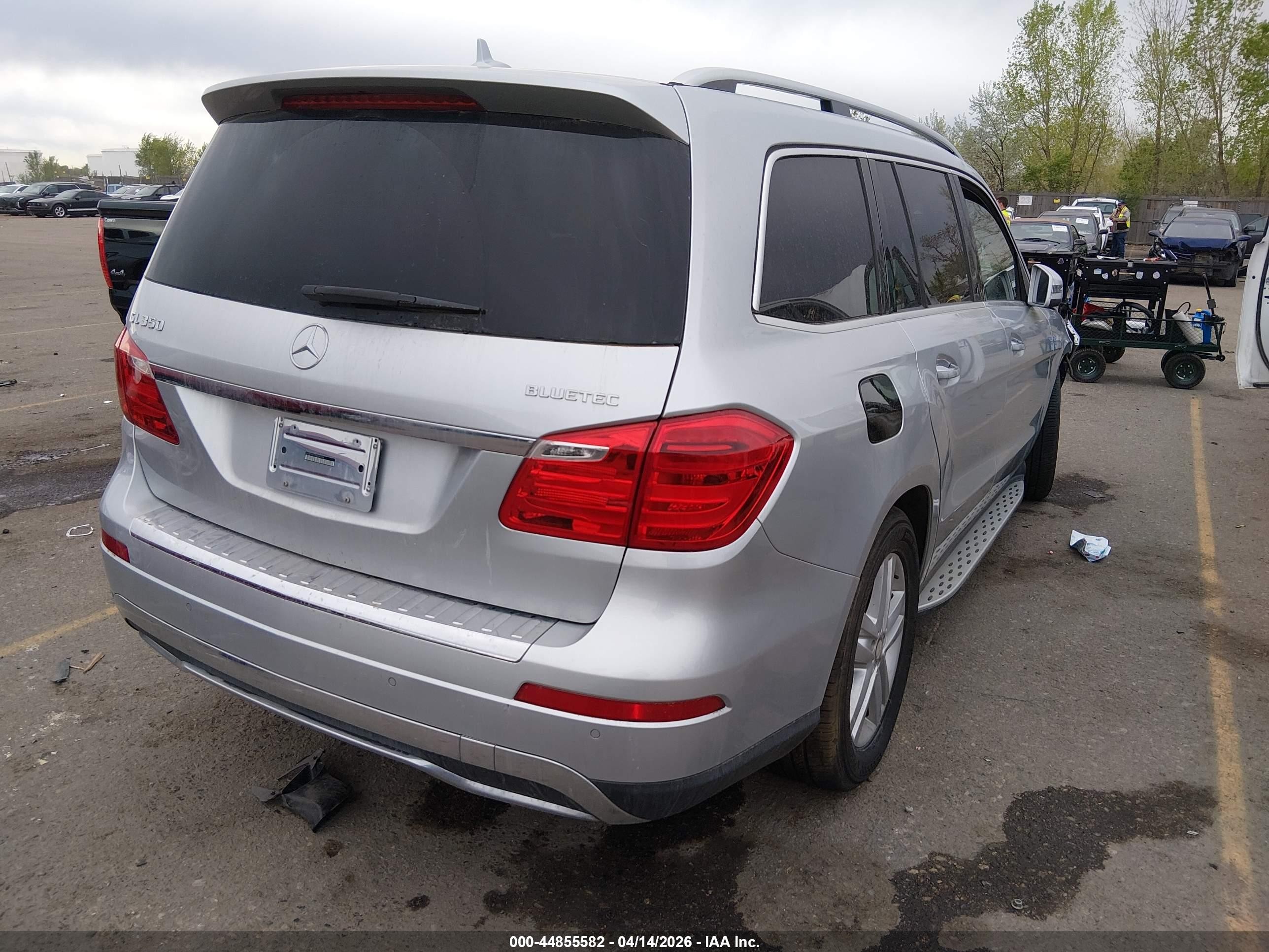 2013 Mercedes-benz Gl 350 Bluetec 4matic Silver vin: 4JGDF2EE7DA085558