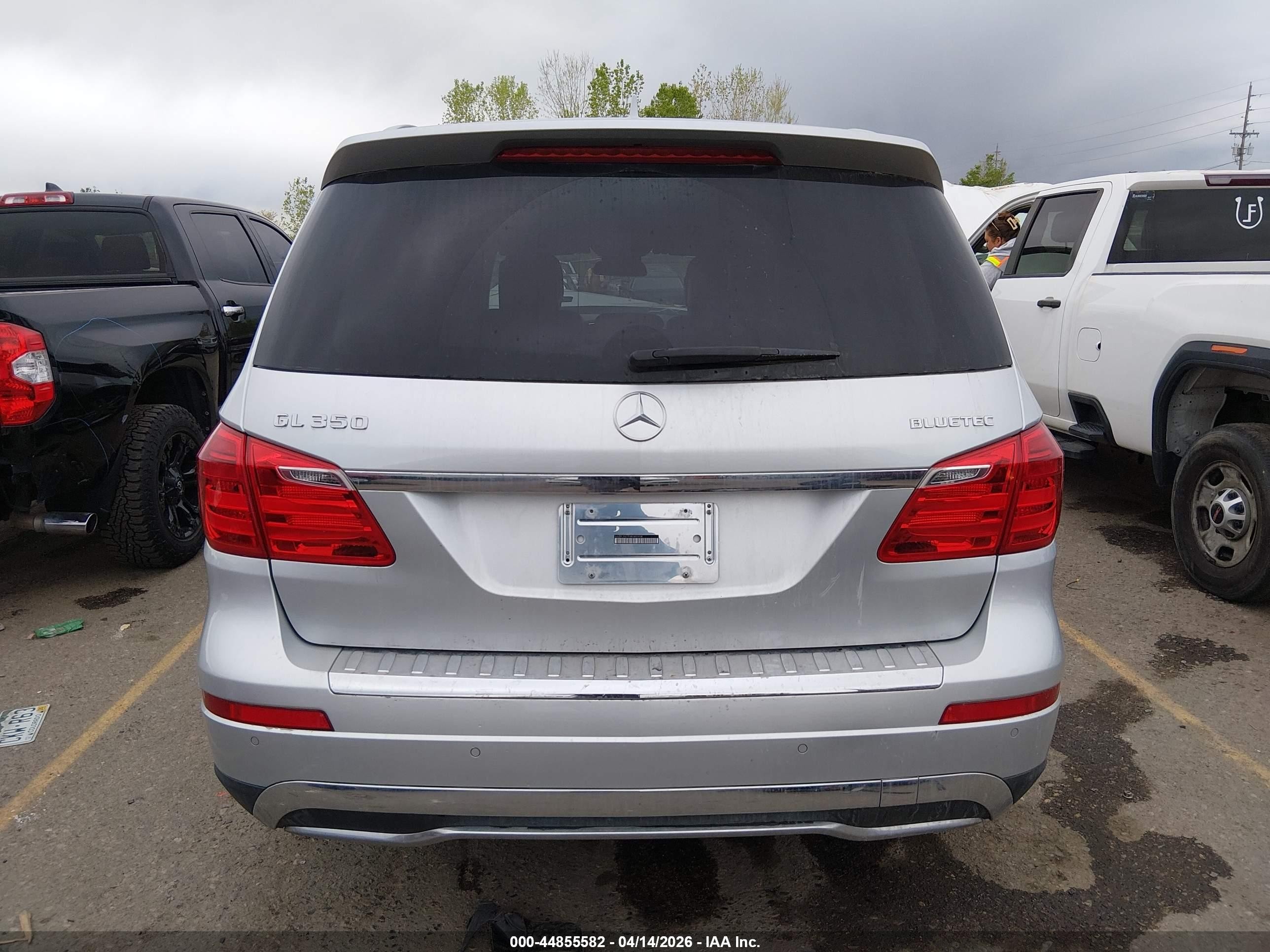 2013 Mercedes-benz Gl 350 Bluetec 4matic Silver vin: 4JGDF2EE7DA085558