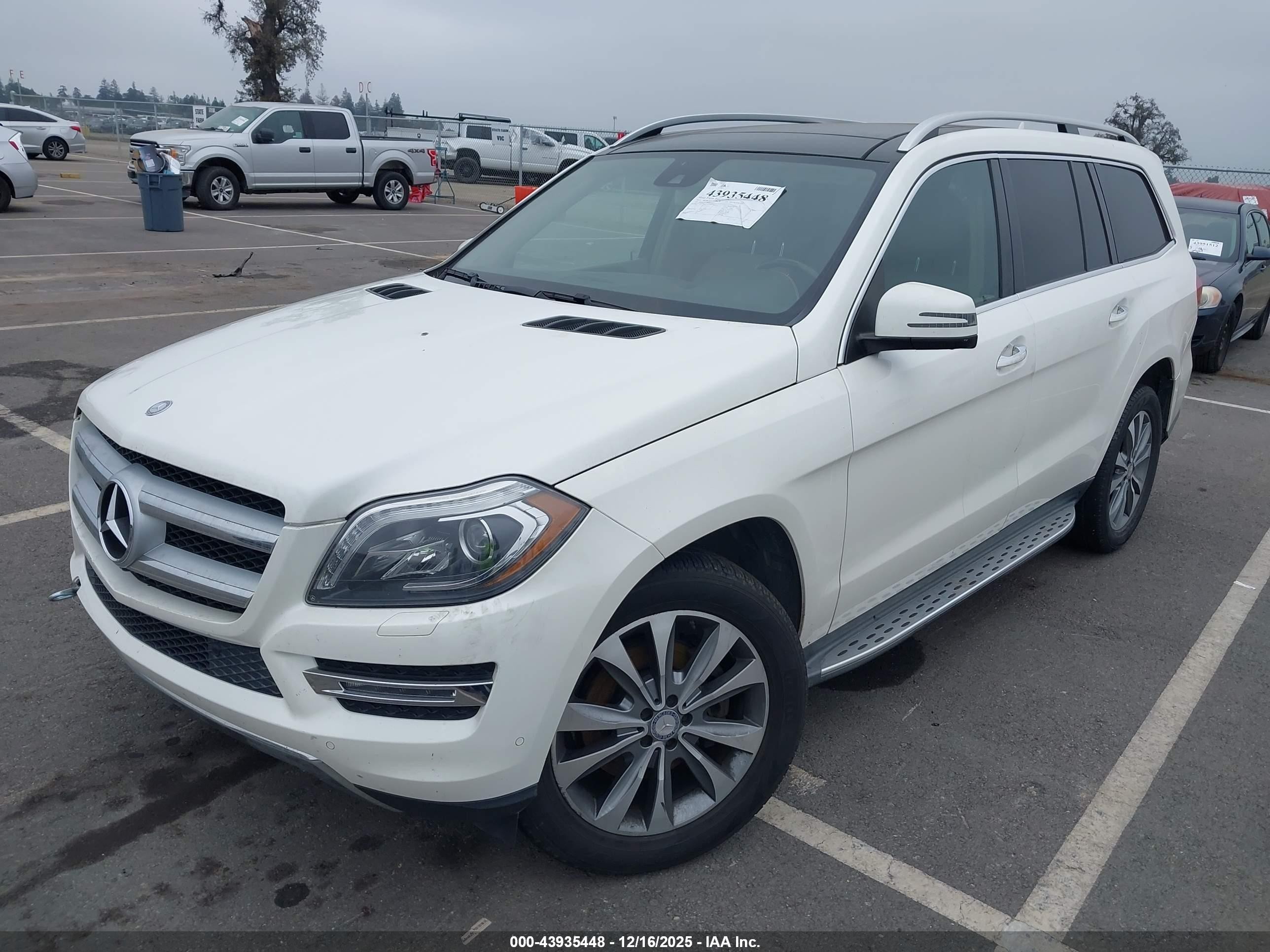 2014 Mercedes-benz Gl 350 Bluetec 4matic White vin: 4JGDF2EE7EA433568