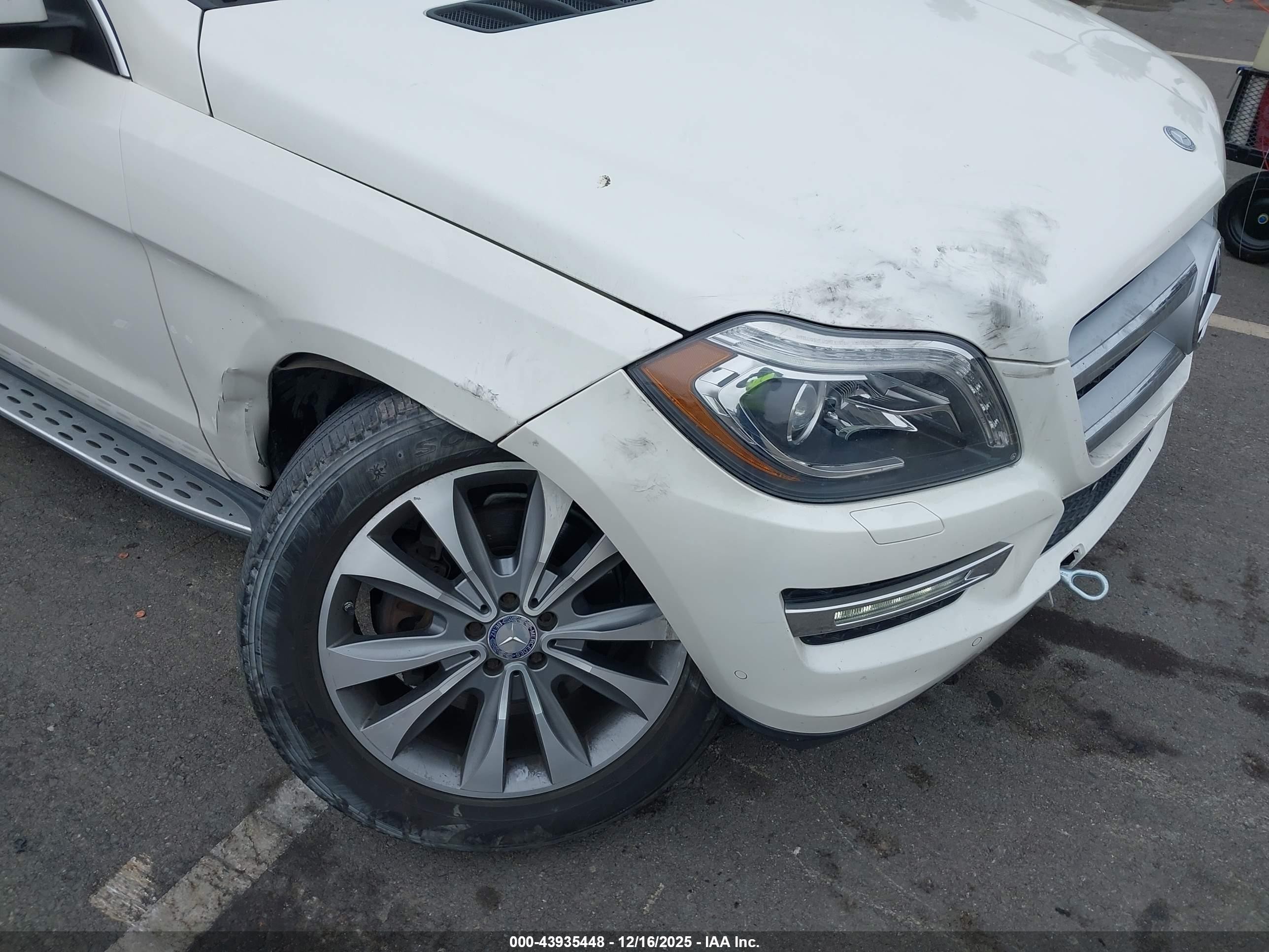 2014 Mercedes-benz Gl 350 Bluetec 4matic White vin: 4JGDF2EE7EA433568