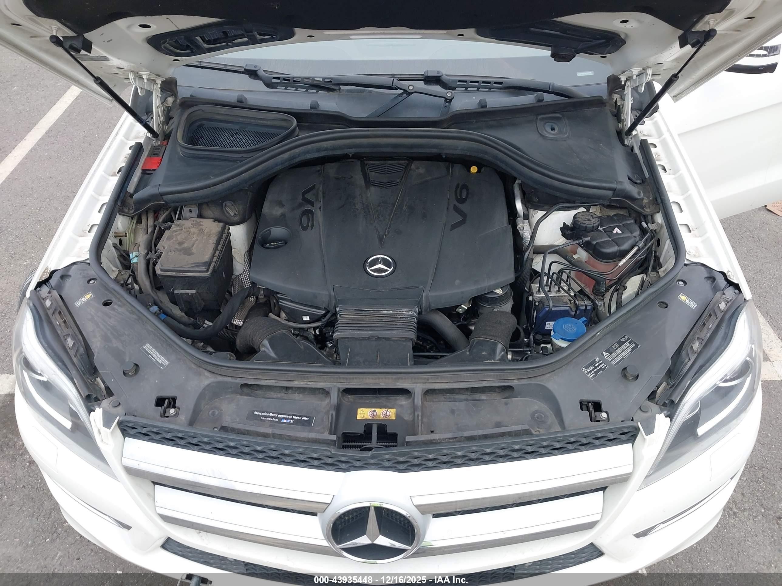 2014 Mercedes-benz Gl 350 Bluetec 4matic White vin: 4JGDF2EE7EA433568