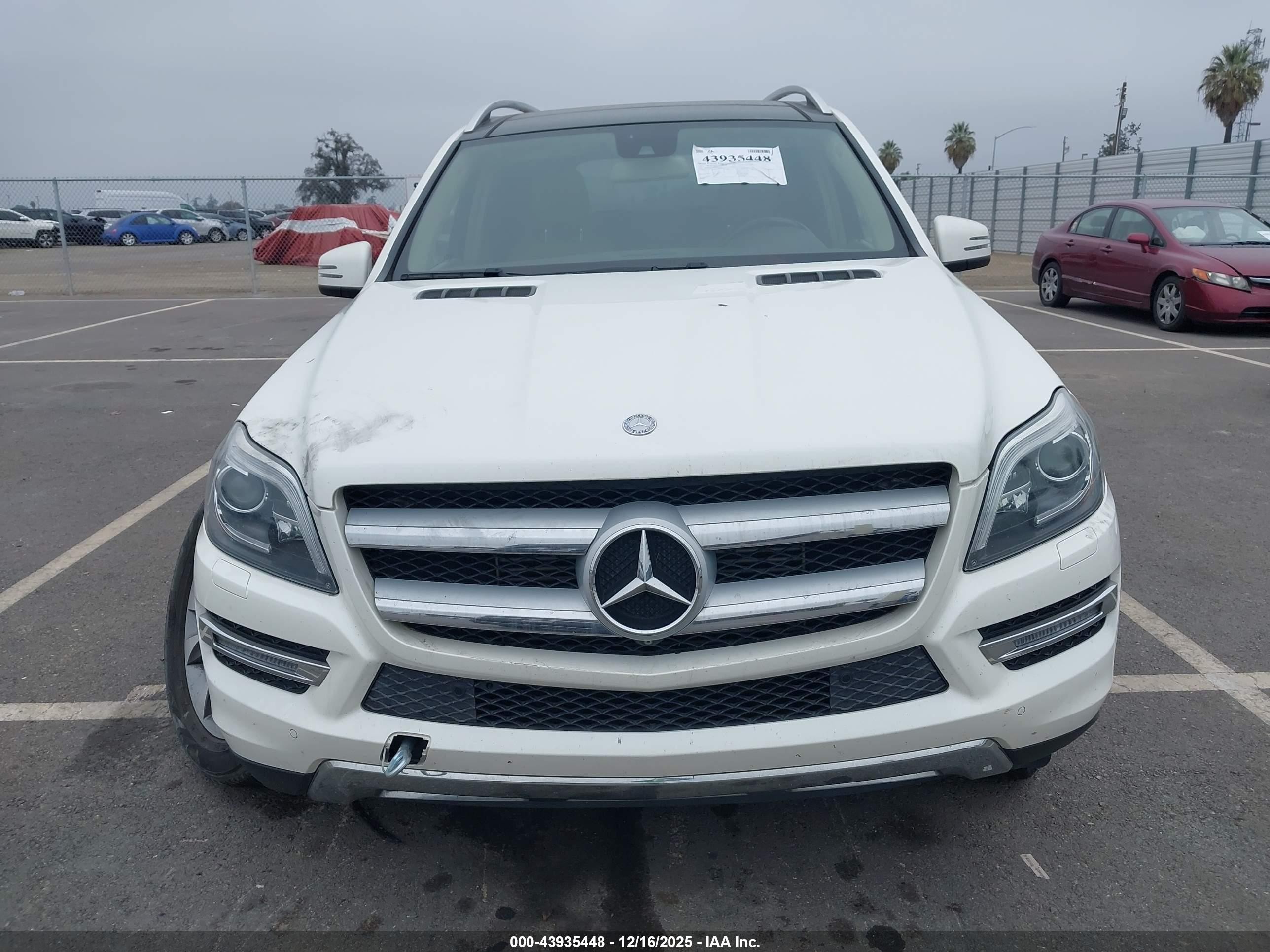 2014 Mercedes-benz Gl 350 Bluetec 4matic White vin: 4JGDF2EE7EA433568
