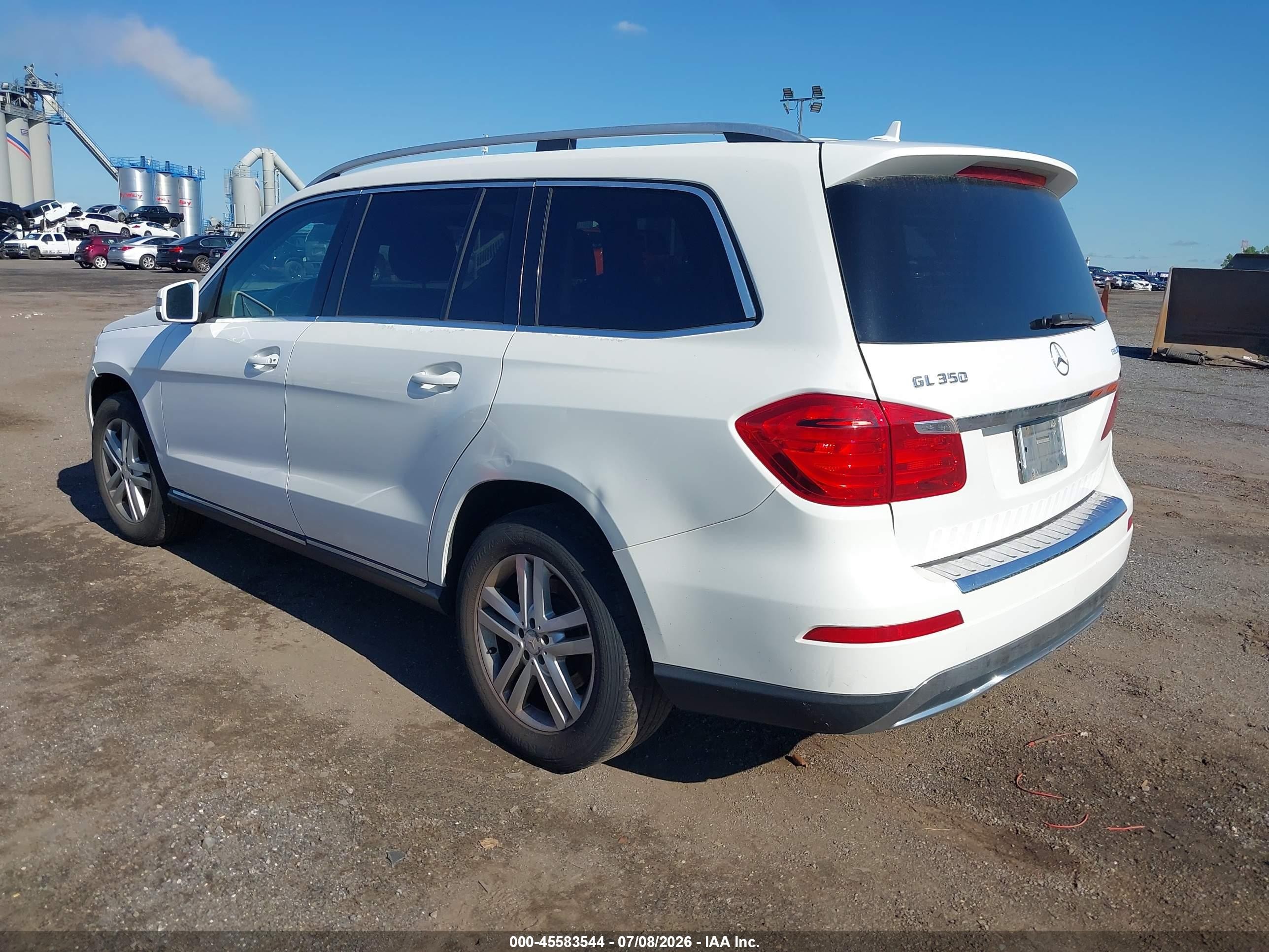 2014 Mercedes-benz Gl 350 Bluetec 4matic White vin: 4JGDF2EE8EA282661