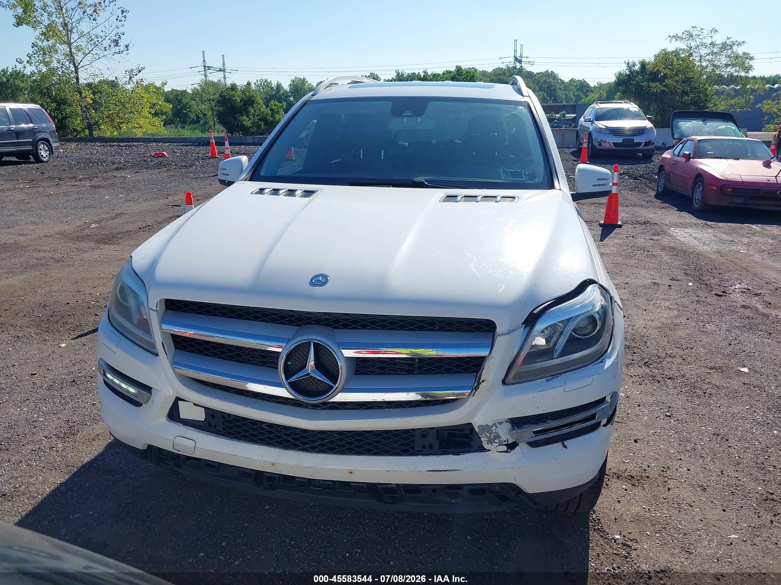 2014 Mercedes-benz Gl 350 Bluetec 4matic White vin: 4JGDF2EE8EA282661