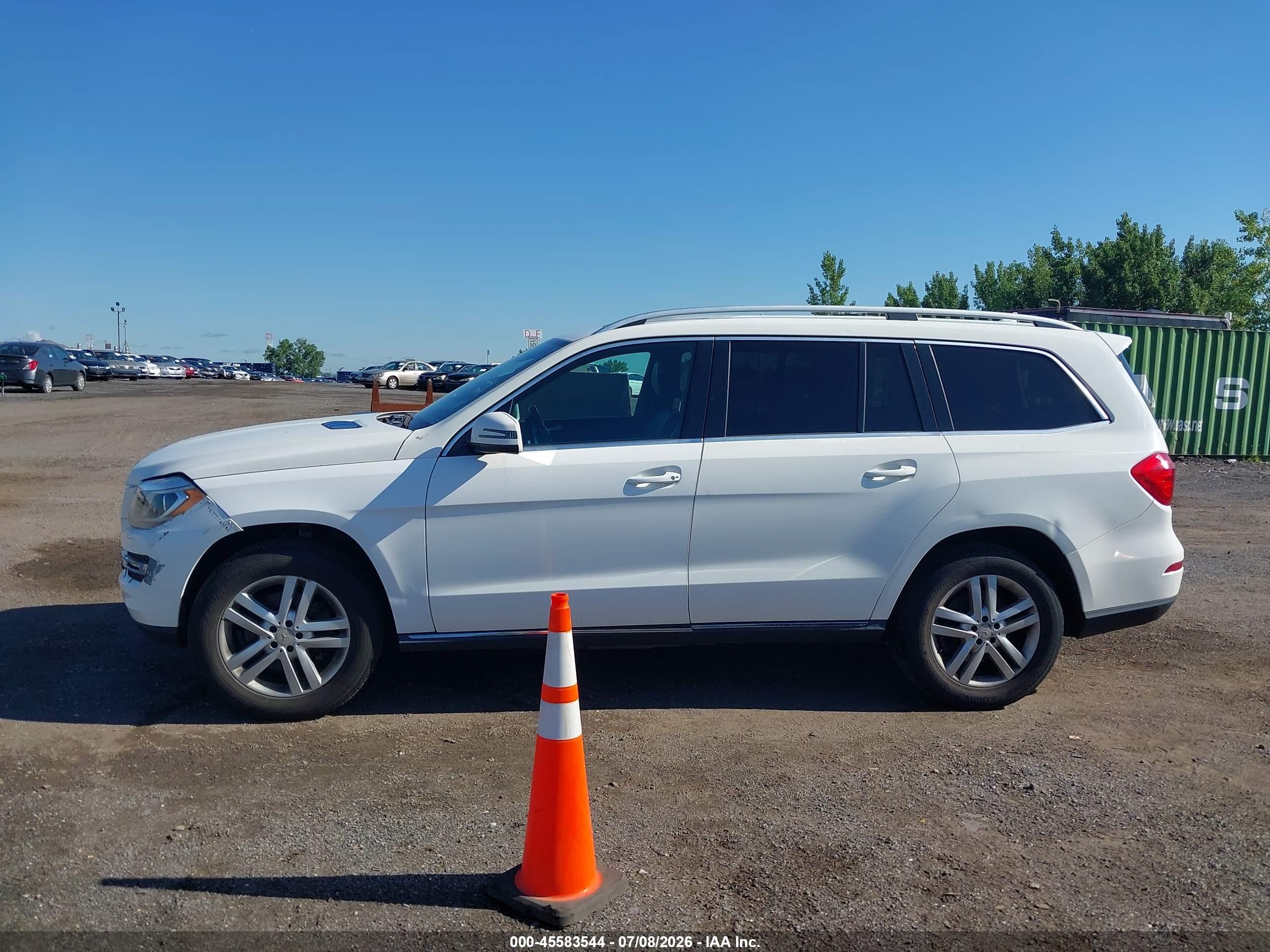 2014 Mercedes-benz Gl 350 Bluetec 4matic White vin: 4JGDF2EE8EA282661