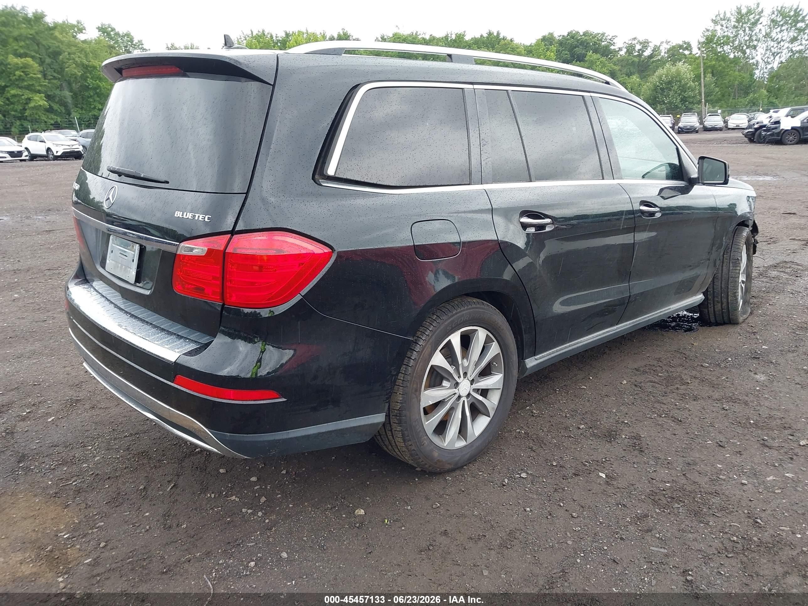 2014 Mercedes-benz Gl 350 Bluetec 4matic Black vin: 4JGDF2EEXEA369994