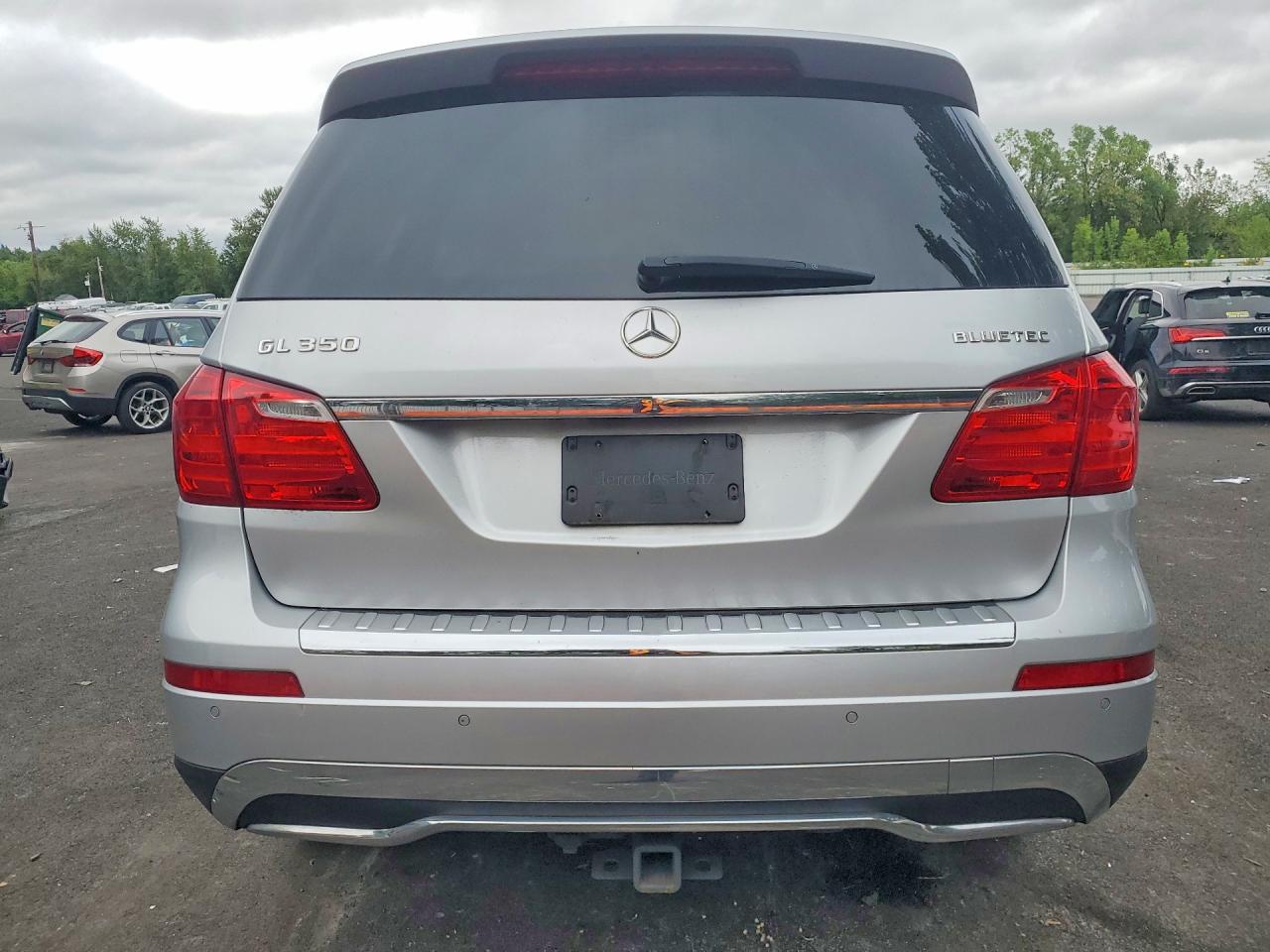 2015 Mercedes-benz Gl 350 Bluetec Silver vin: 4JGDF2EEXFA583899