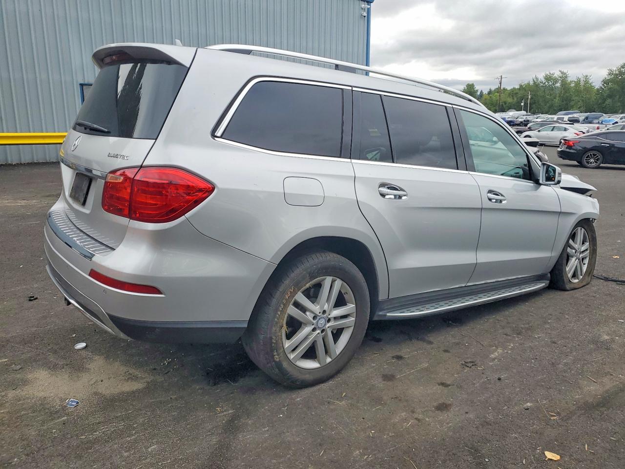 2015 Mercedes-benz Gl 350 Bluetec Silver vin: 4JGDF2EEXFA583899