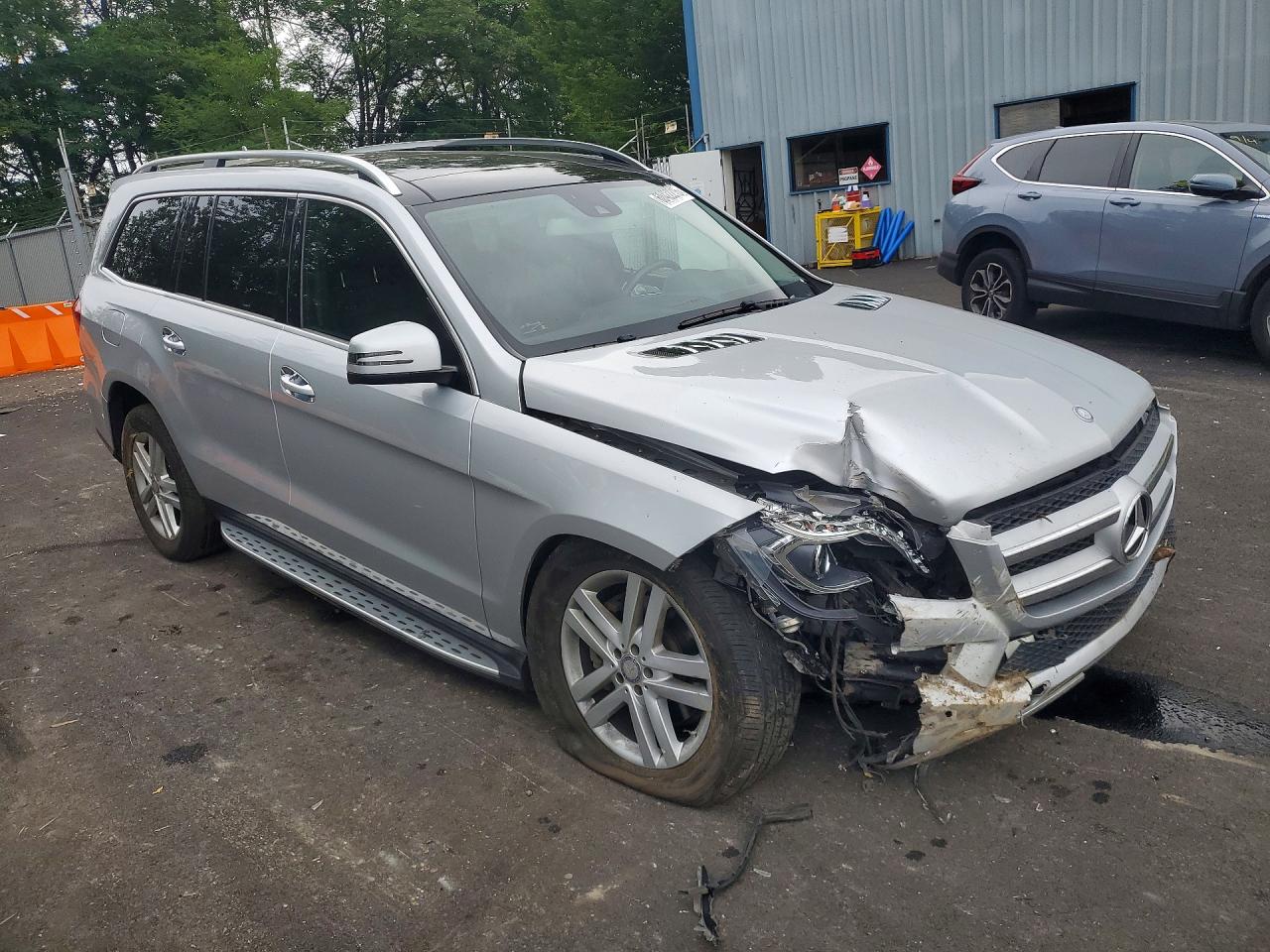 2015 Mercedes-benz Gl 350 Bluetec Silver vin: 4JGDF2EEXFA583899