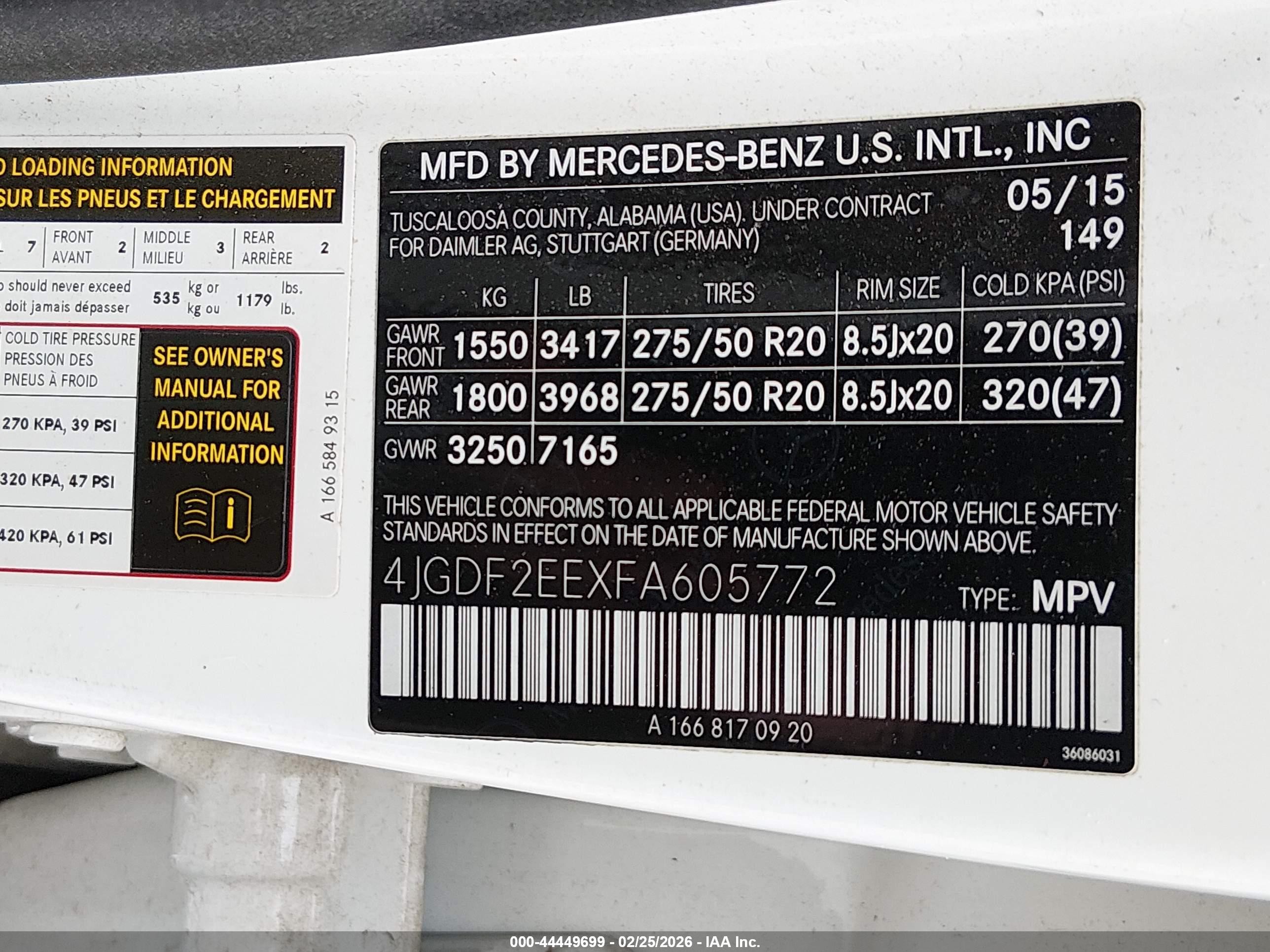 2015 Mercedes-benz Gl 350 Bluetec 4matic Белый vin: 4JGDF2EEXFA605772
