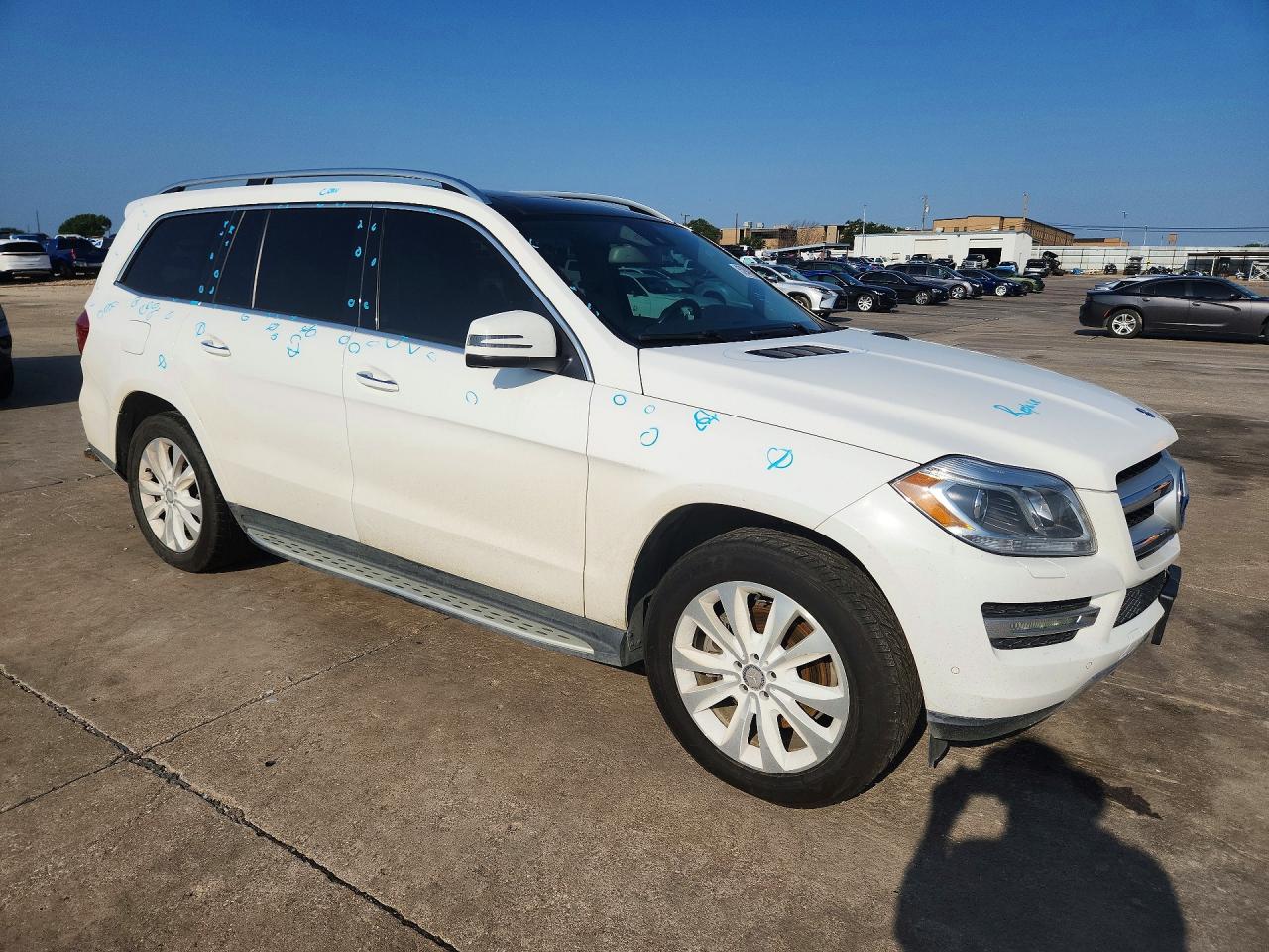 2016 Mercedes-benz Gl 350 Bluetec White vin: 4JGDF2EEXGA702021