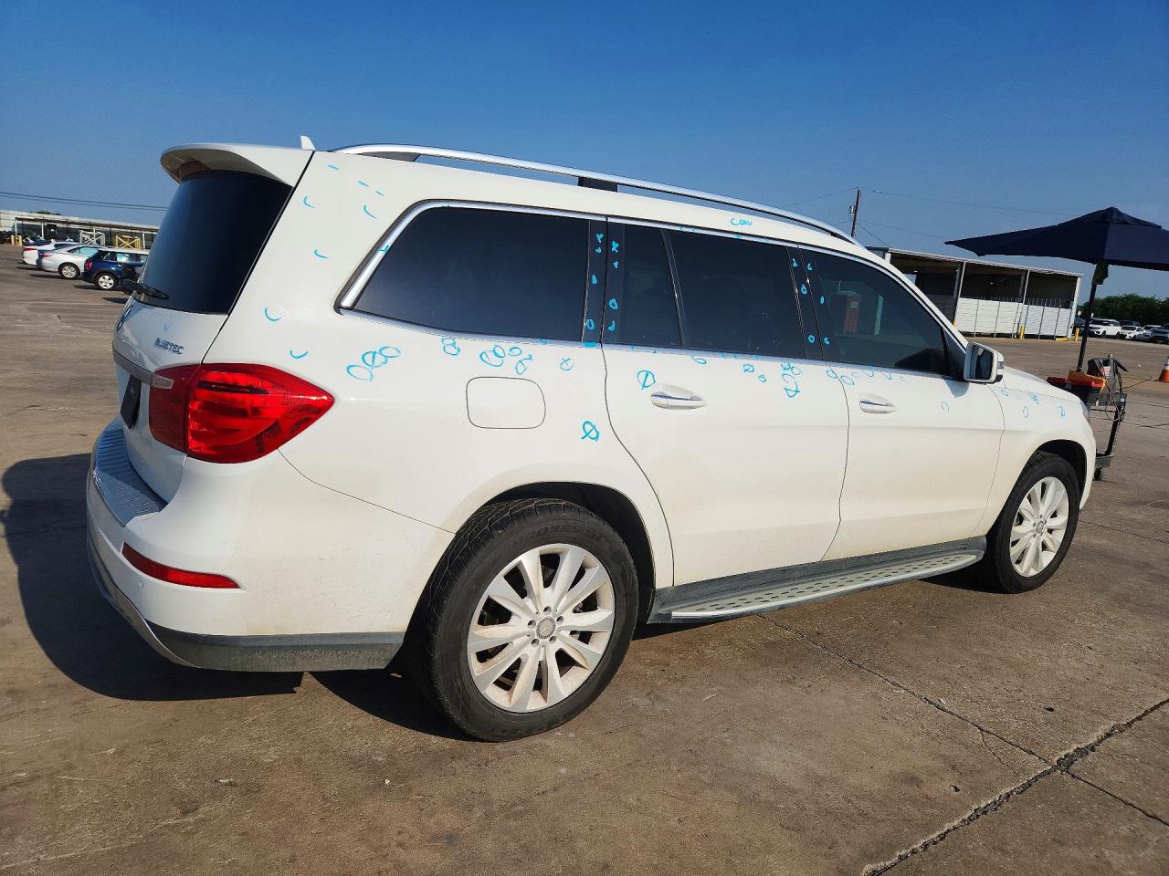 2016 Mercedes-benz Gl 350 Bluetec White vin: 4JGDF2EEXGA702021