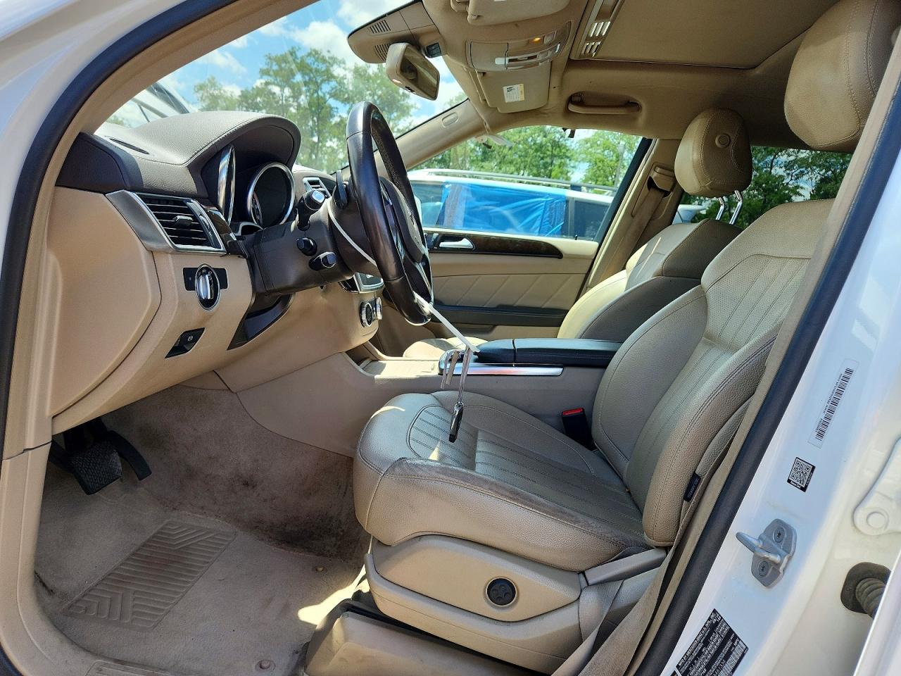 2015 Mercedes-benz Gl 450 4matic Белый vin: 4JGDF6EE0FA461334