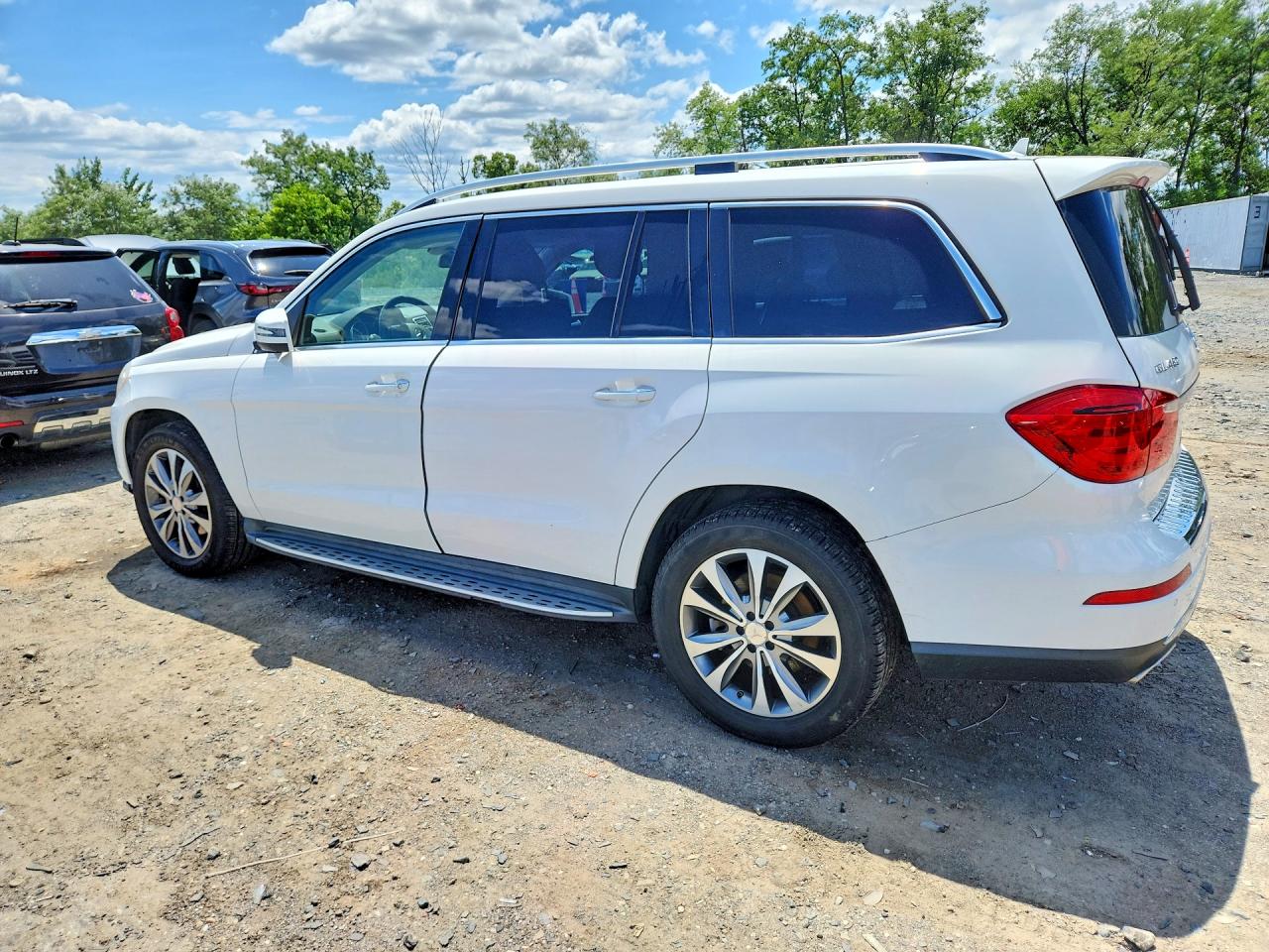 2015 Mercedes-benz Gl 450 4matic Белый vin: 4JGDF6EE0FA461334