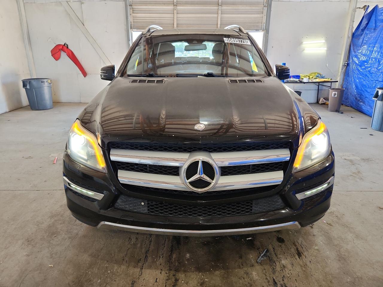 2015 Mercedes-benz Gl 450 4matic Black vin: 4JGDF6EE0FA494429 Damage: Hood, Chipped, 4
