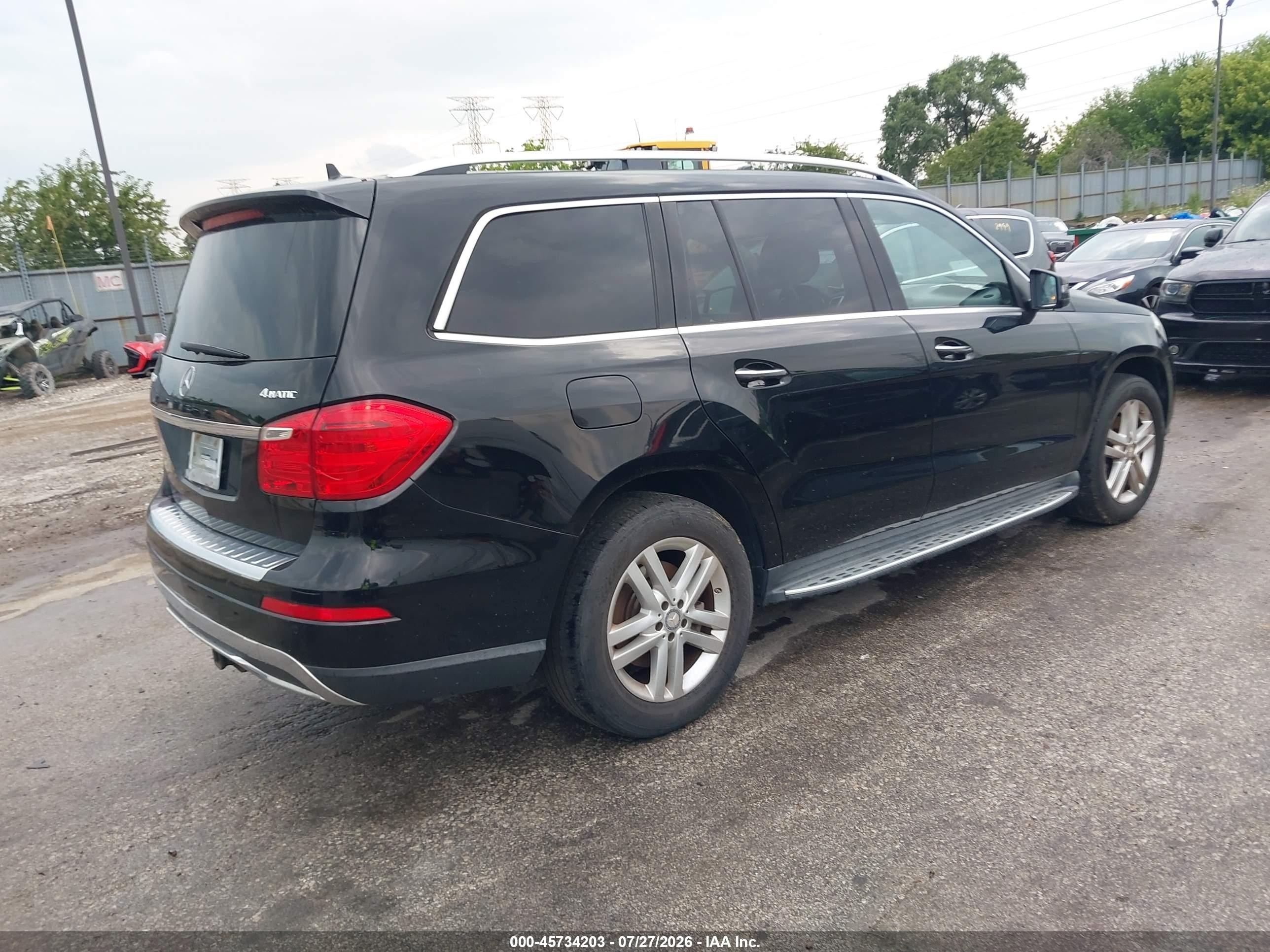 2015 Mercedes-benz Gl 450 4matic Черный vin: 4JGDF6EE0FA536789