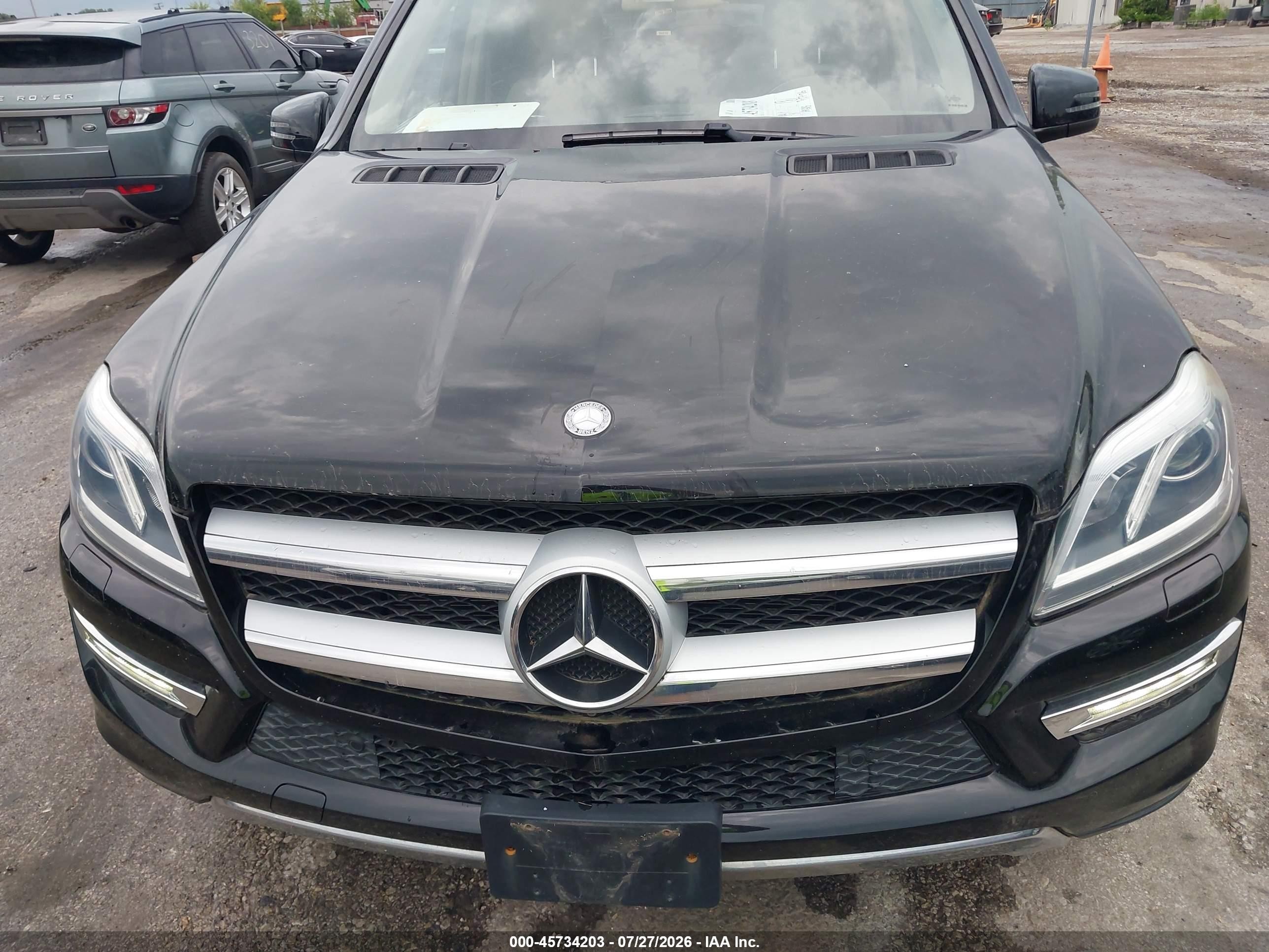 2015 Mercedes-benz Gl 450 4matic Черный vin: 4JGDF6EE0FA536789