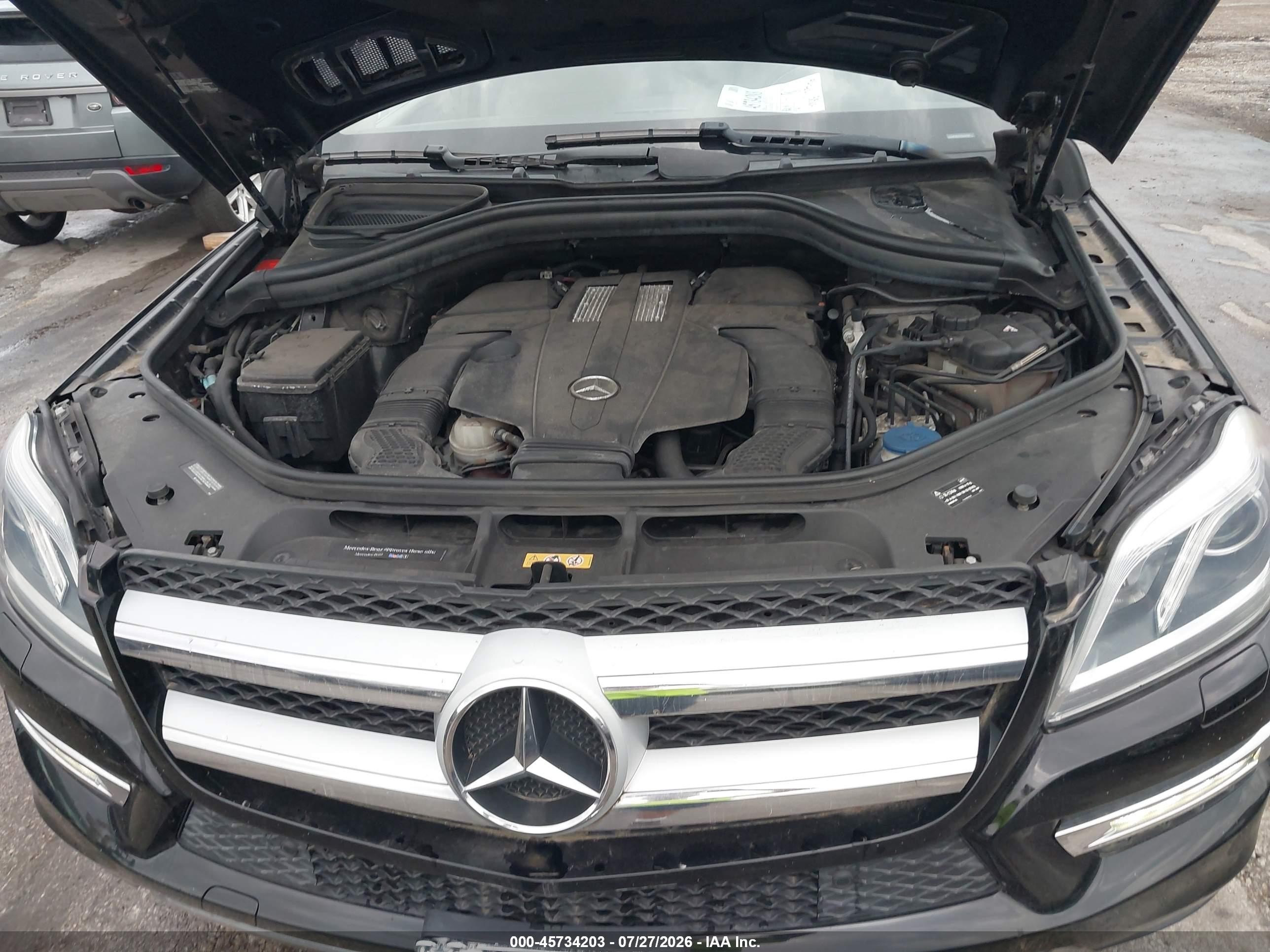 2015 Mercedes-benz Gl 450 4matic Черный vin: 4JGDF6EE0FA536789
