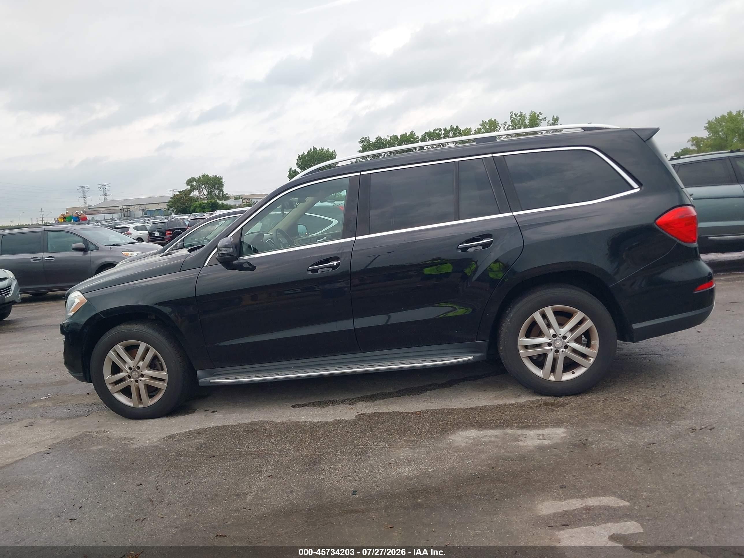2015 Mercedes-benz Gl 450 4matic Черный vin: 4JGDF6EE0FA536789