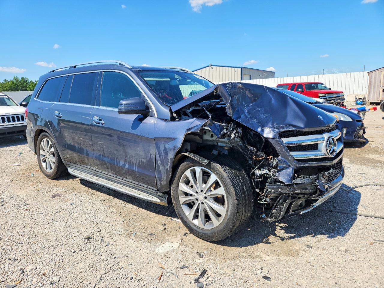 2015 Mercedes-benz Gl 450 4matic Gray vin: 4JGDF6EE0FA538025