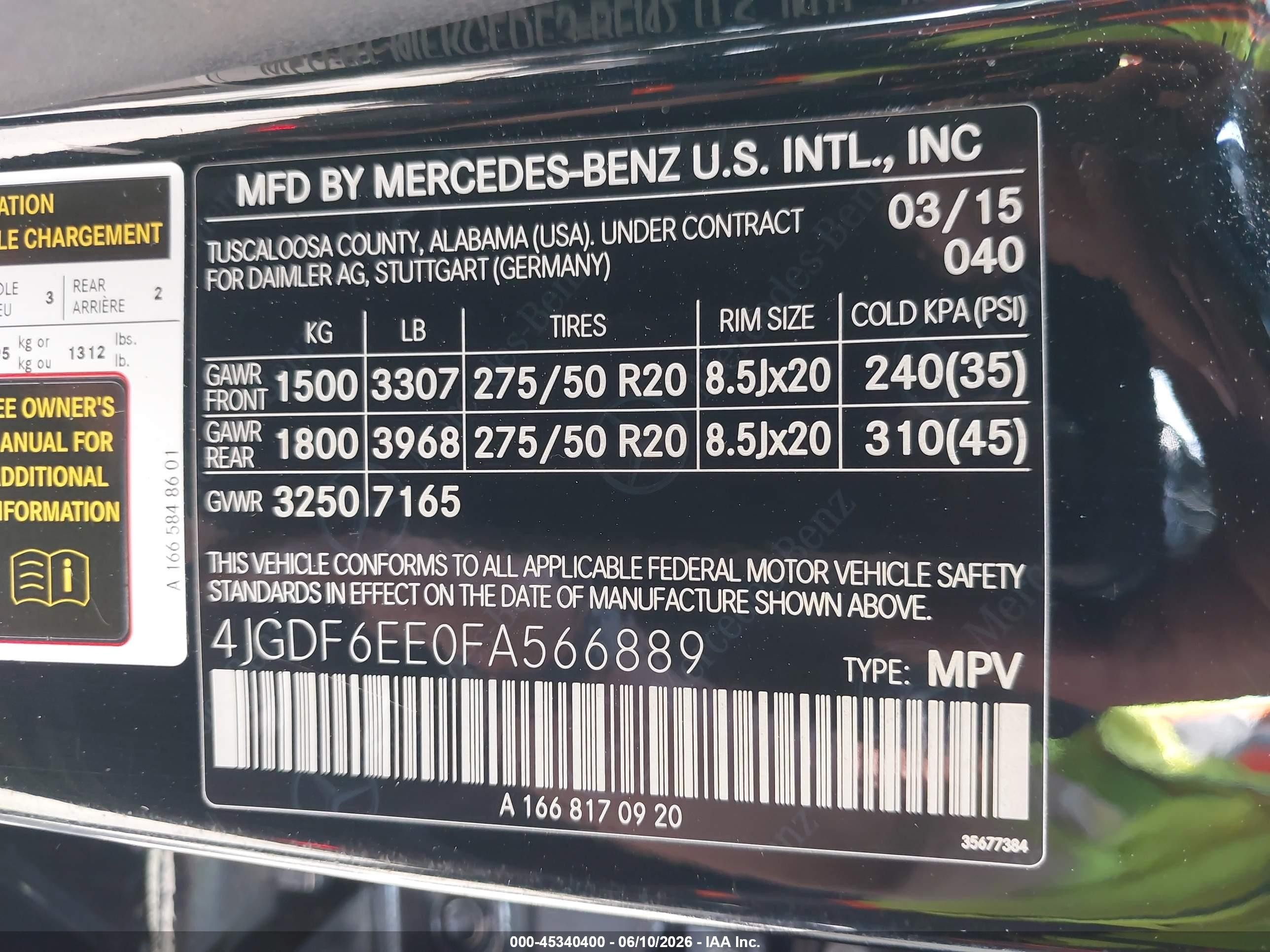 2015 Mercedes-benz Gl 450 4matic Black vin: 4JGDF6EE0FA566889