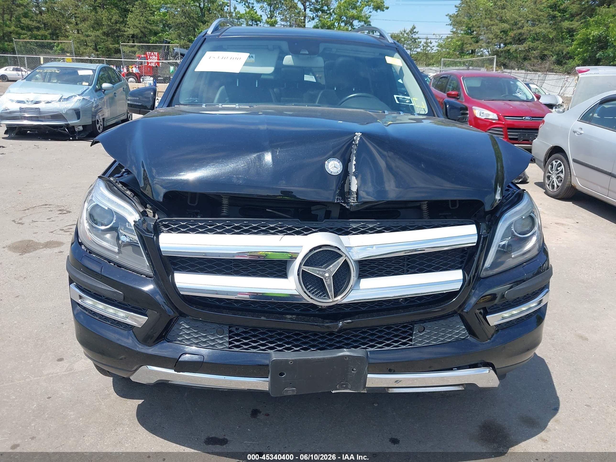 2015 Mercedes-benz Gl 450 4matic Black vin: 4JGDF6EE0FA566889
