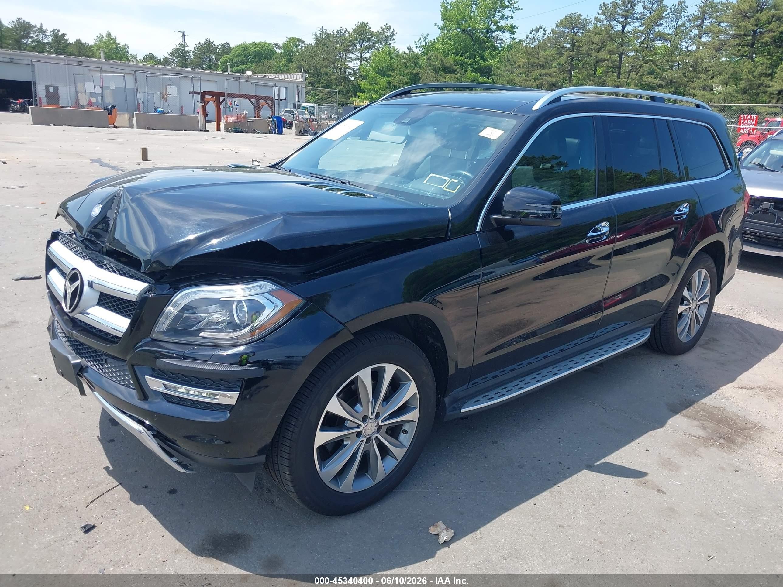 2015 Mercedes-benz Gl 450 4matic Black vin: 4JGDF6EE0FA566889