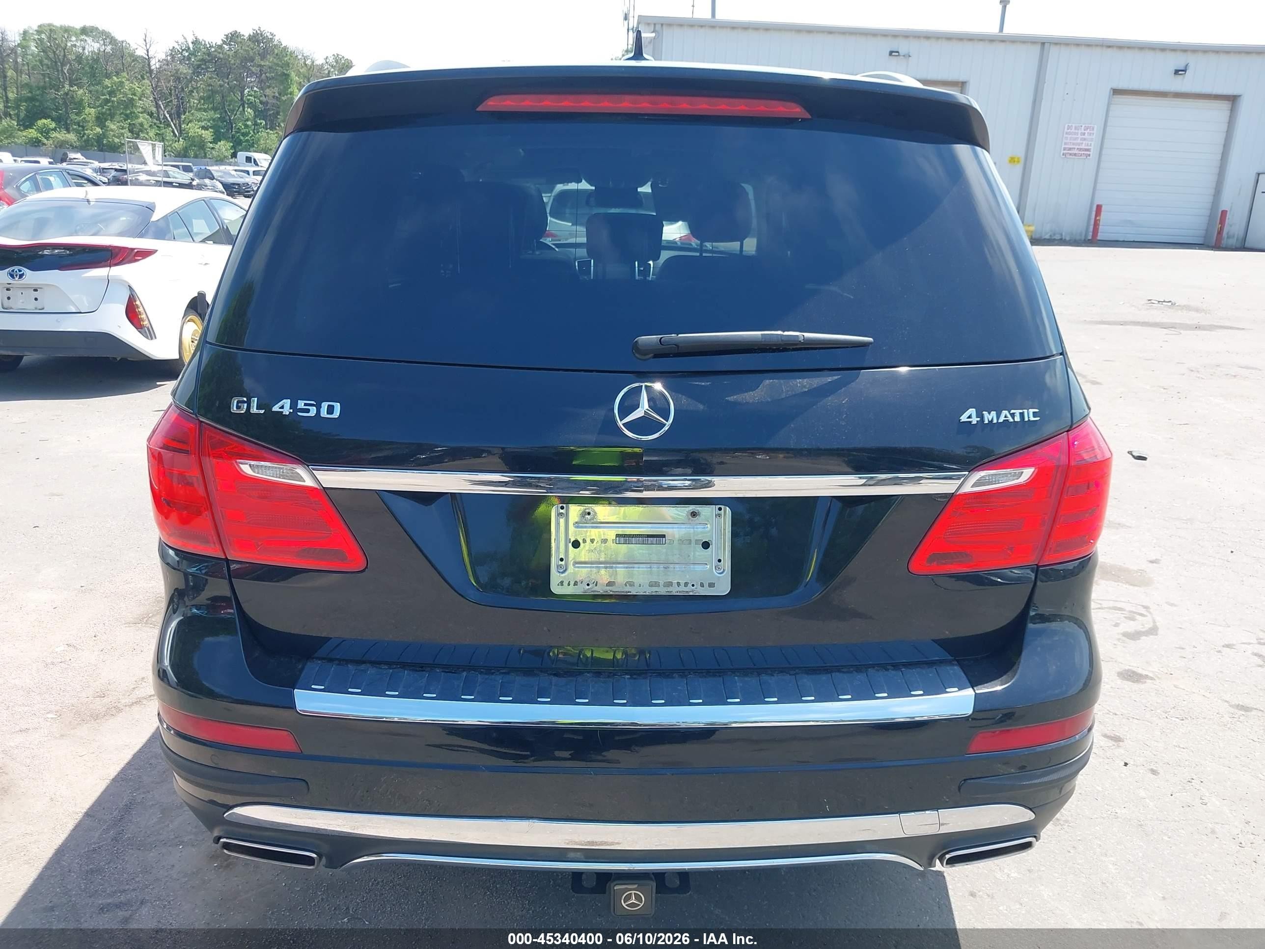 2015 Mercedes-benz Gl 450 4matic Black vin: 4JGDF6EE0FA566889